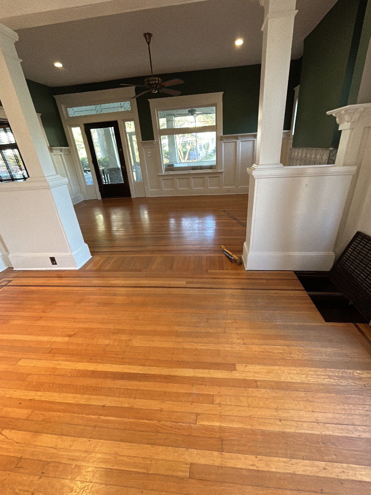 115 year old house - Oak refinish by Footprints Floors of East Atlanta