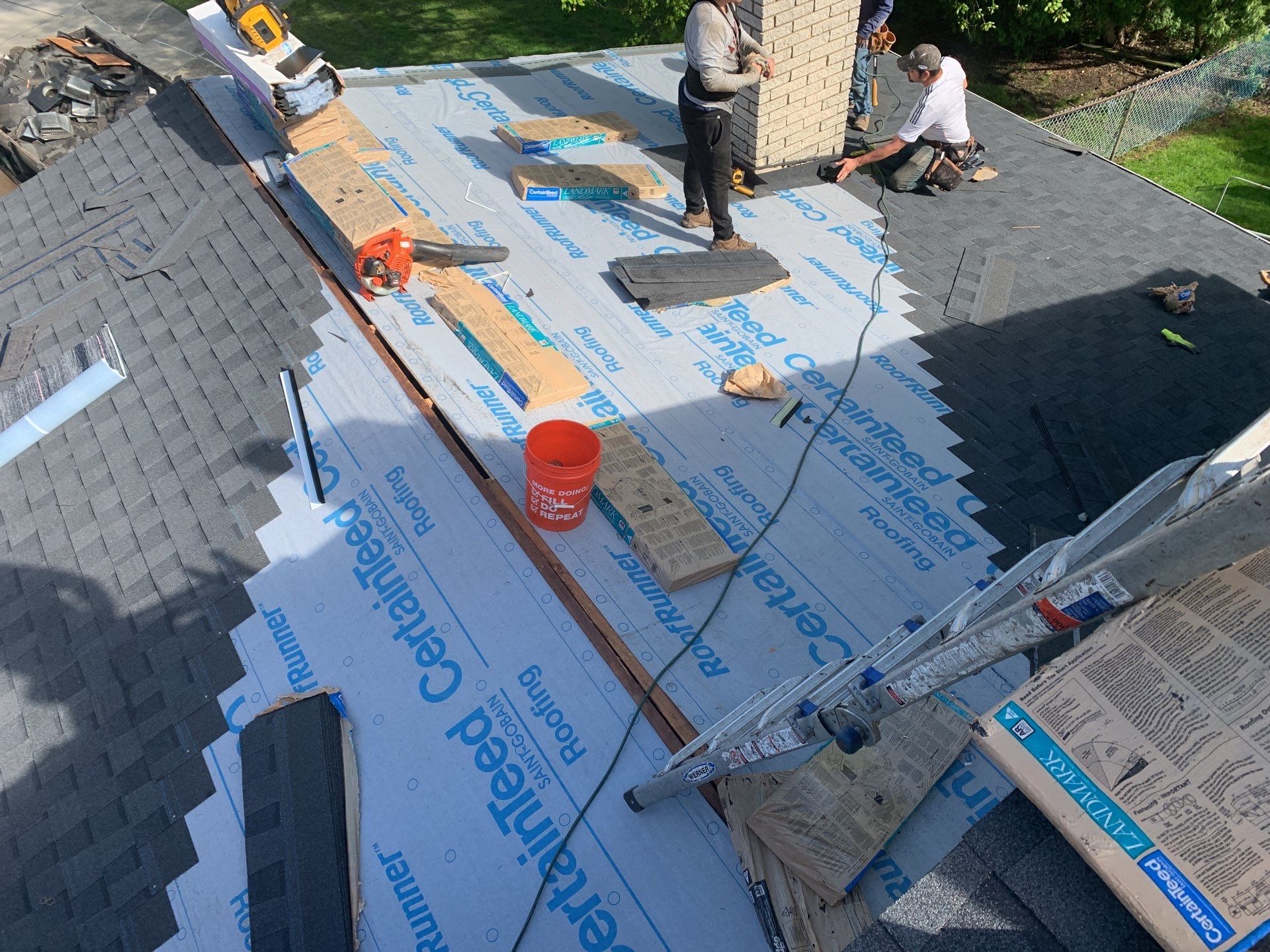 Roof Replacement using CertainTeed Landmark by 180 Contractors