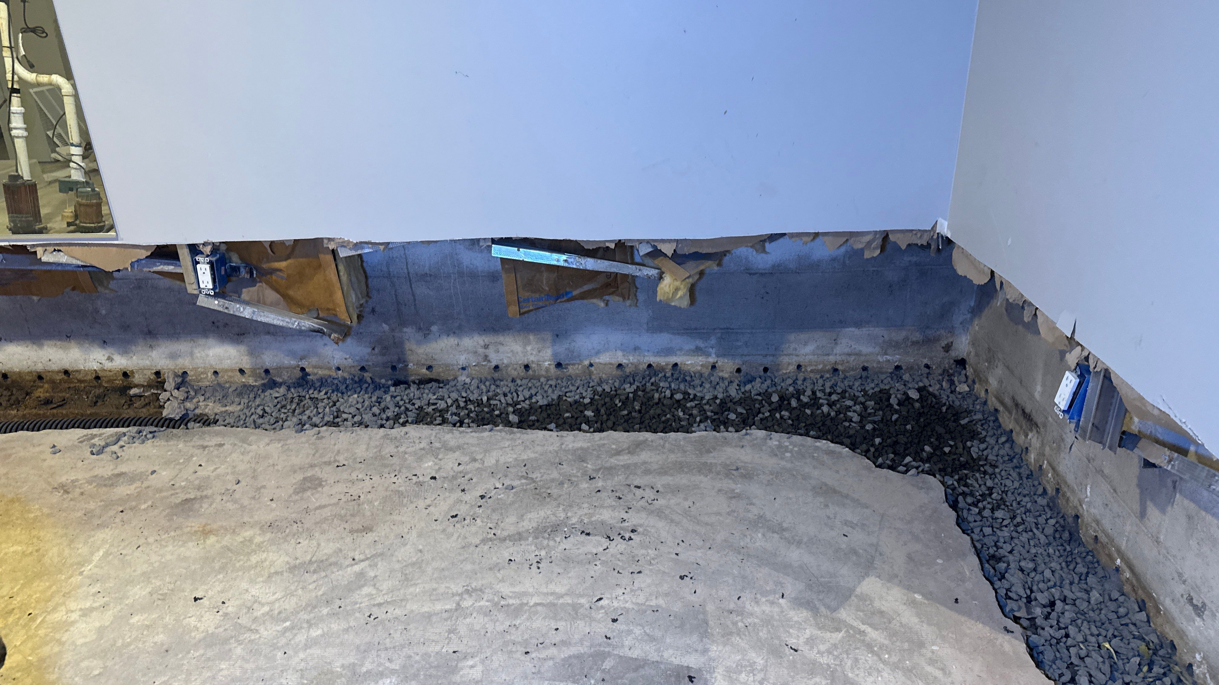 Interior French Drain in Princeton, NJ by Pure Service Pro, LLC 