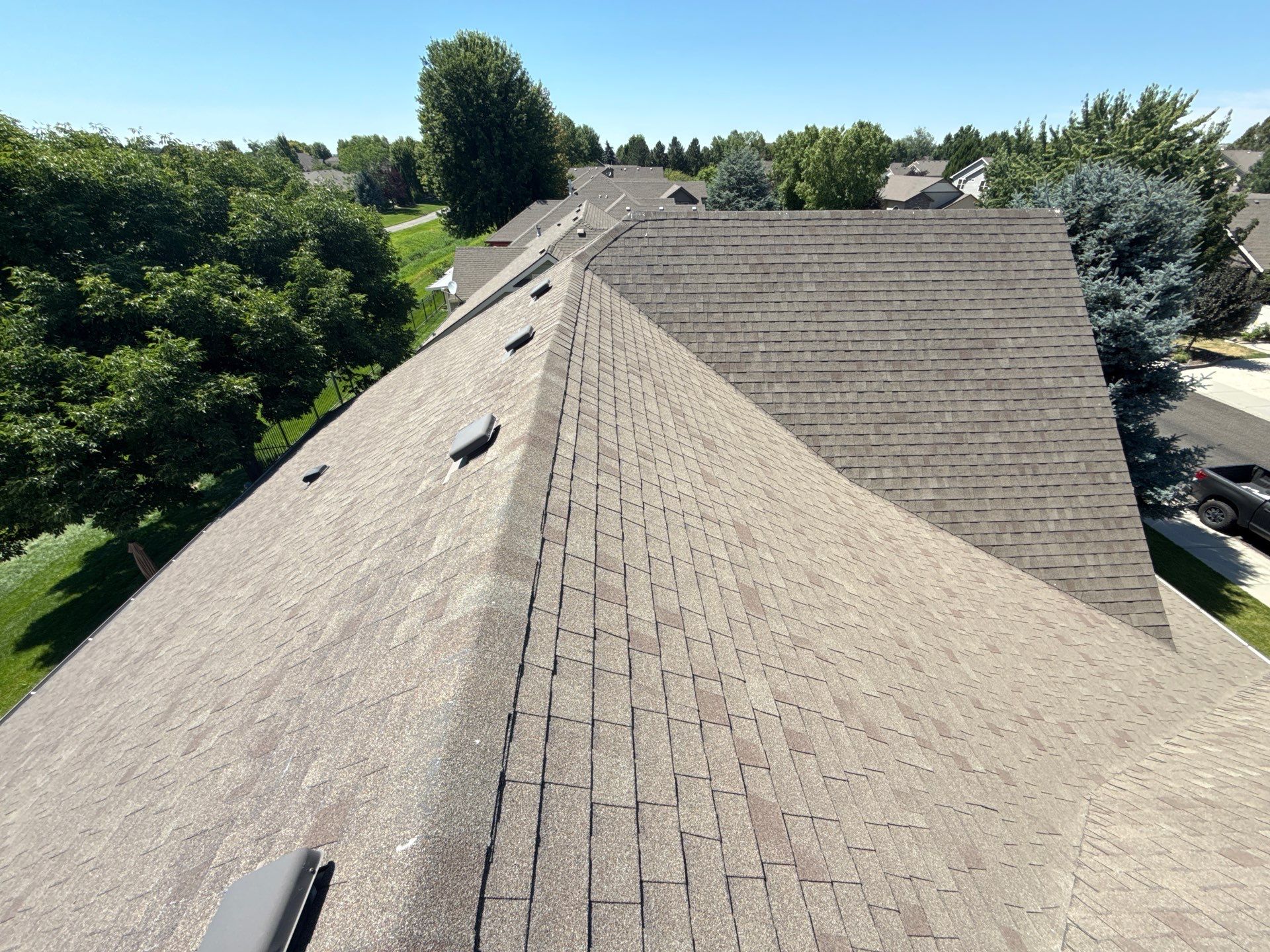 Complete Residential Roof Replacement with Architectural Shingles in Star by Olive Roofing