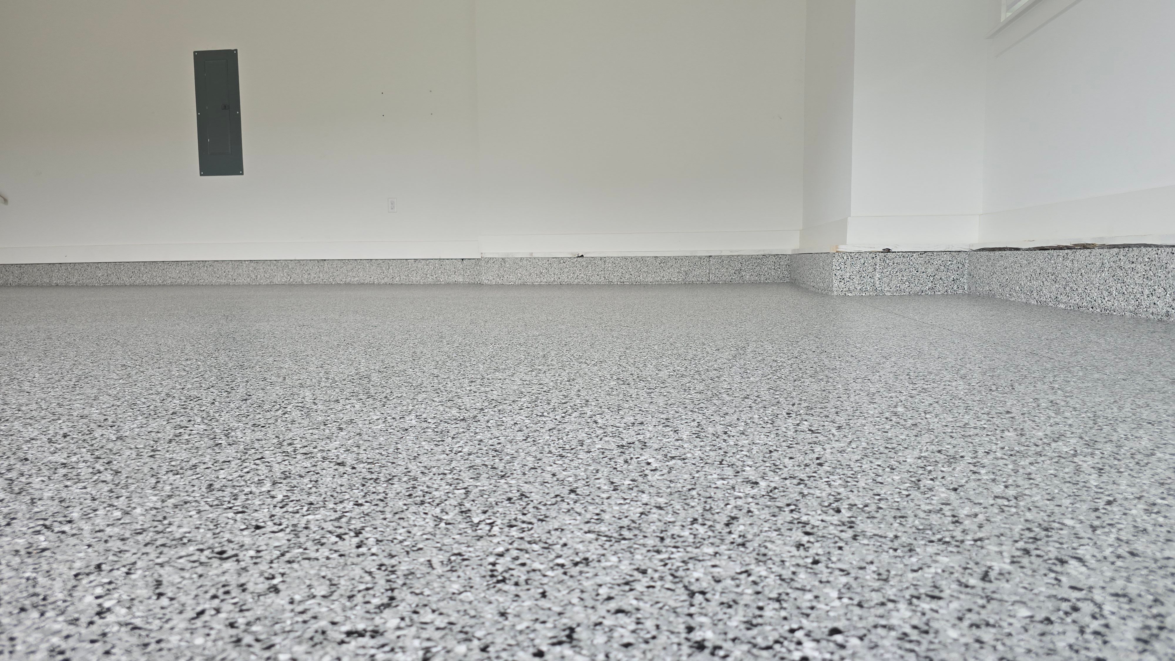 Garage Using Flake by Elite Floor Solutions