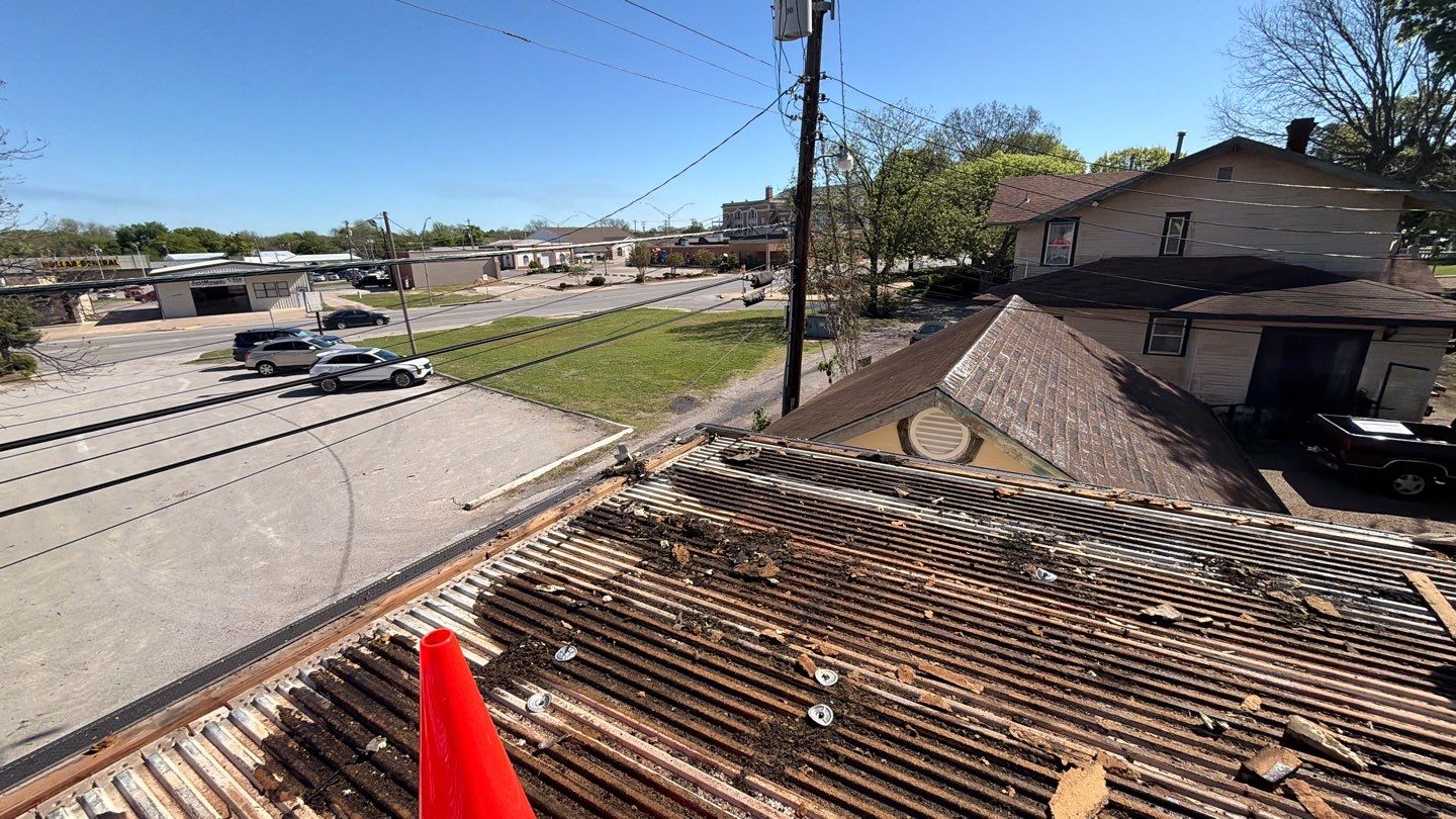 Commercial TPO Roof Replacement in Ardmore for McLish Church by BANA Roofing and Solar Supply