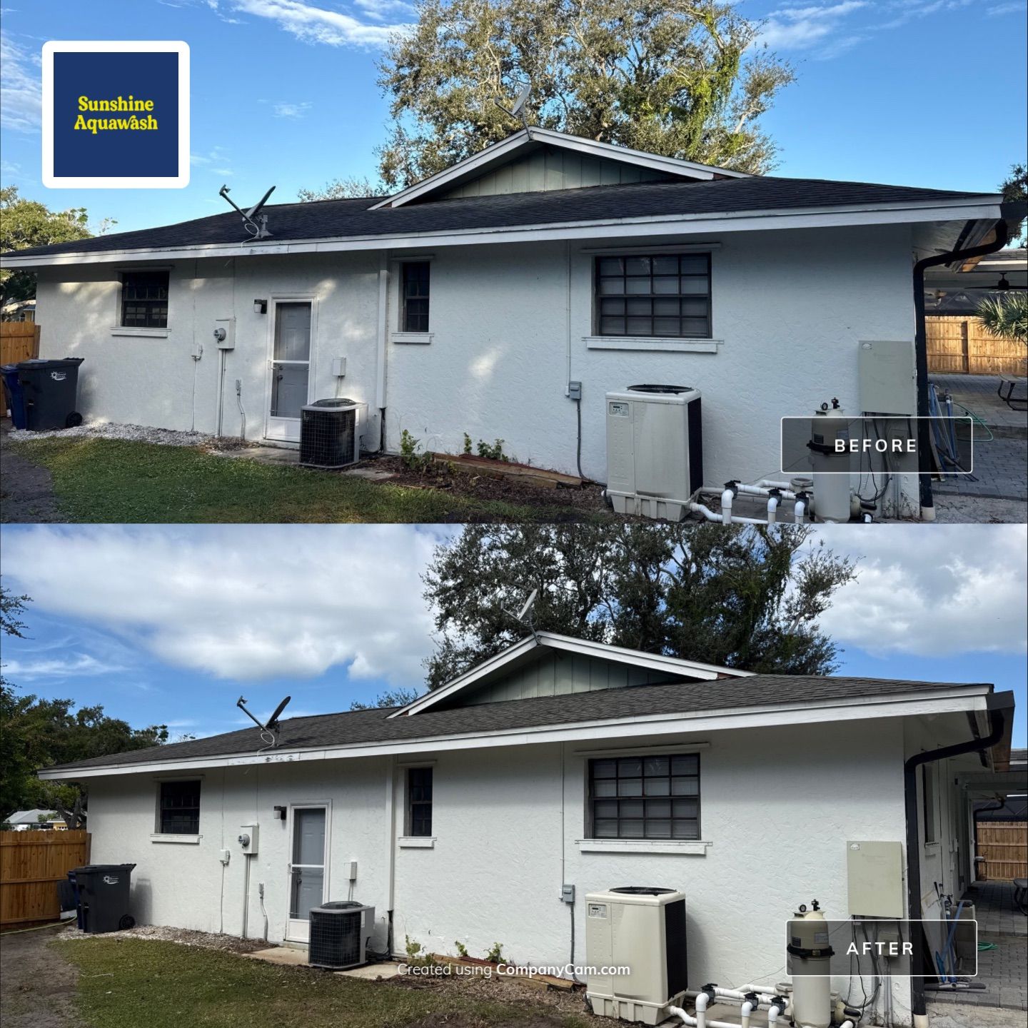 Complete Roof, Pool Deck, and Driveway Cleaning in Catalina Community, Bradenton, FL by Sunshine AquaWash