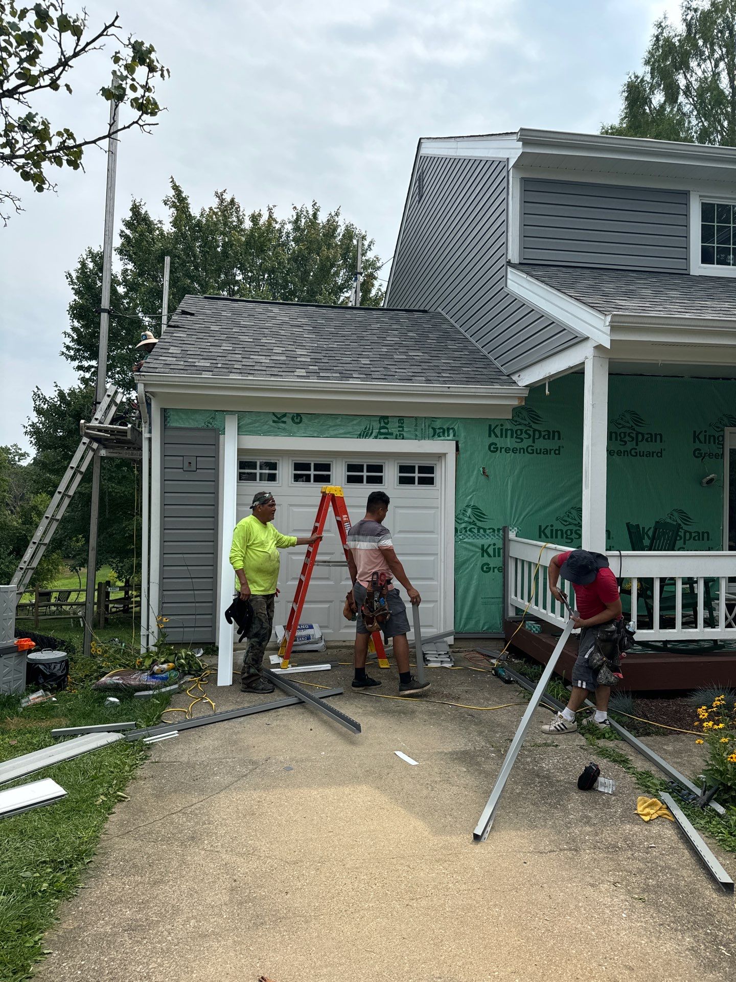 New Prodigy siding with One-piece insulated siding system & Exterior painting   by Alpha Design Services