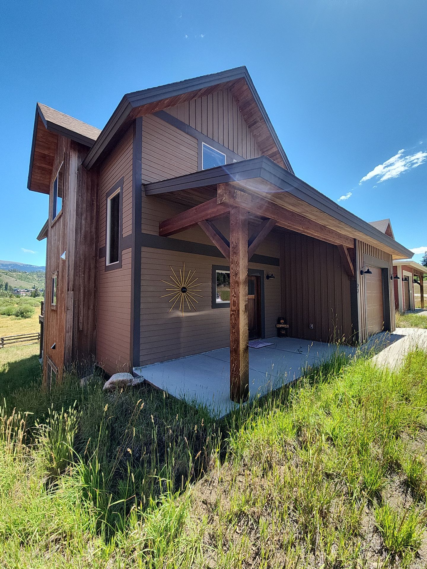 Exterior Painting Using Stain by Wheatley Creek Services