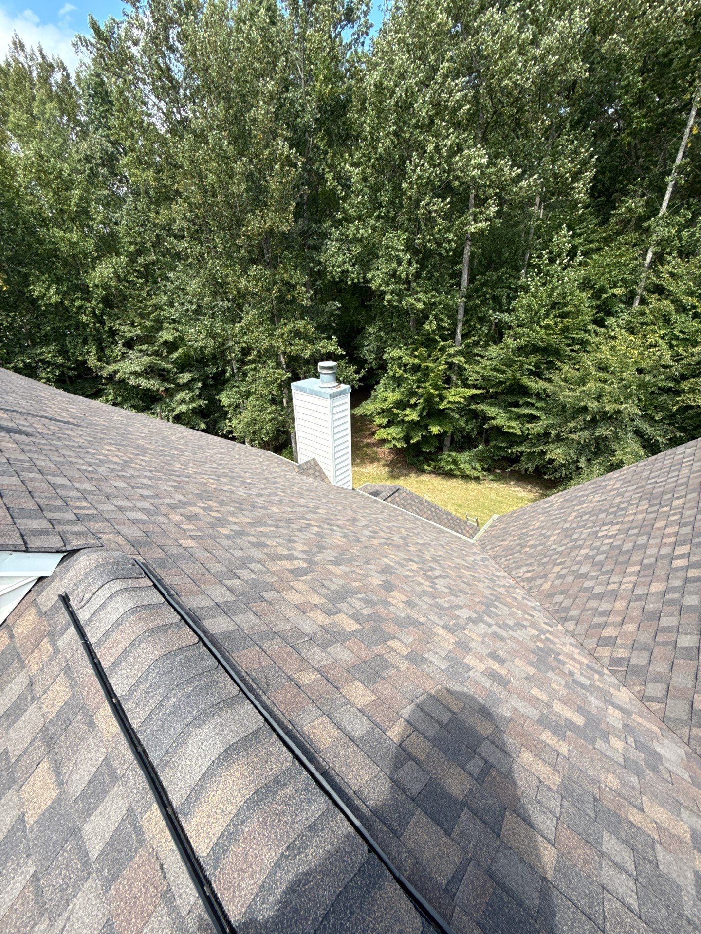 Fairfax station: Residential Roof with CertainTeed Landmark Pro in Max Def Shenandoah  by RM Banning, Inc.