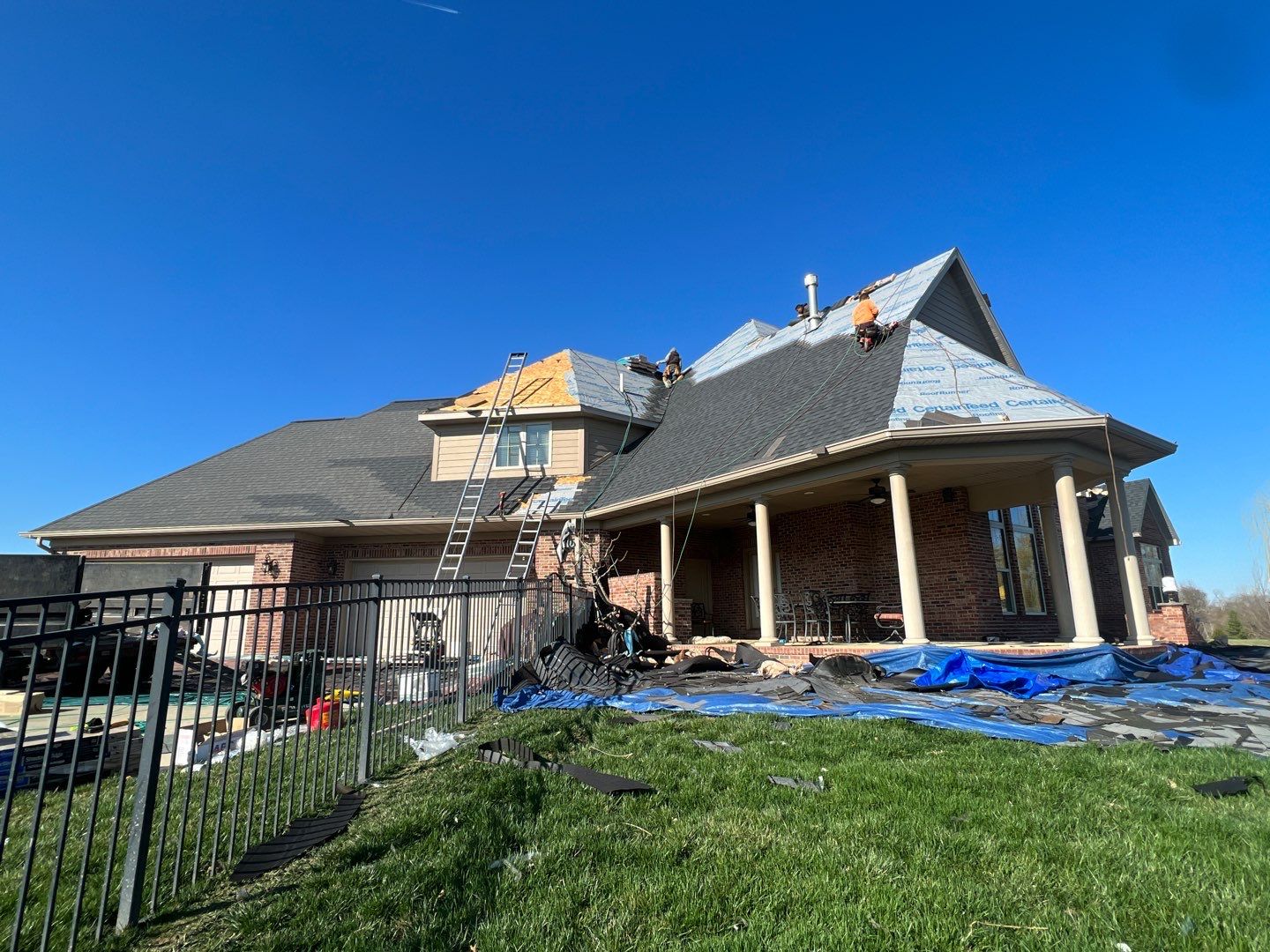 Complete Roof Installation  by H&F Exteriors