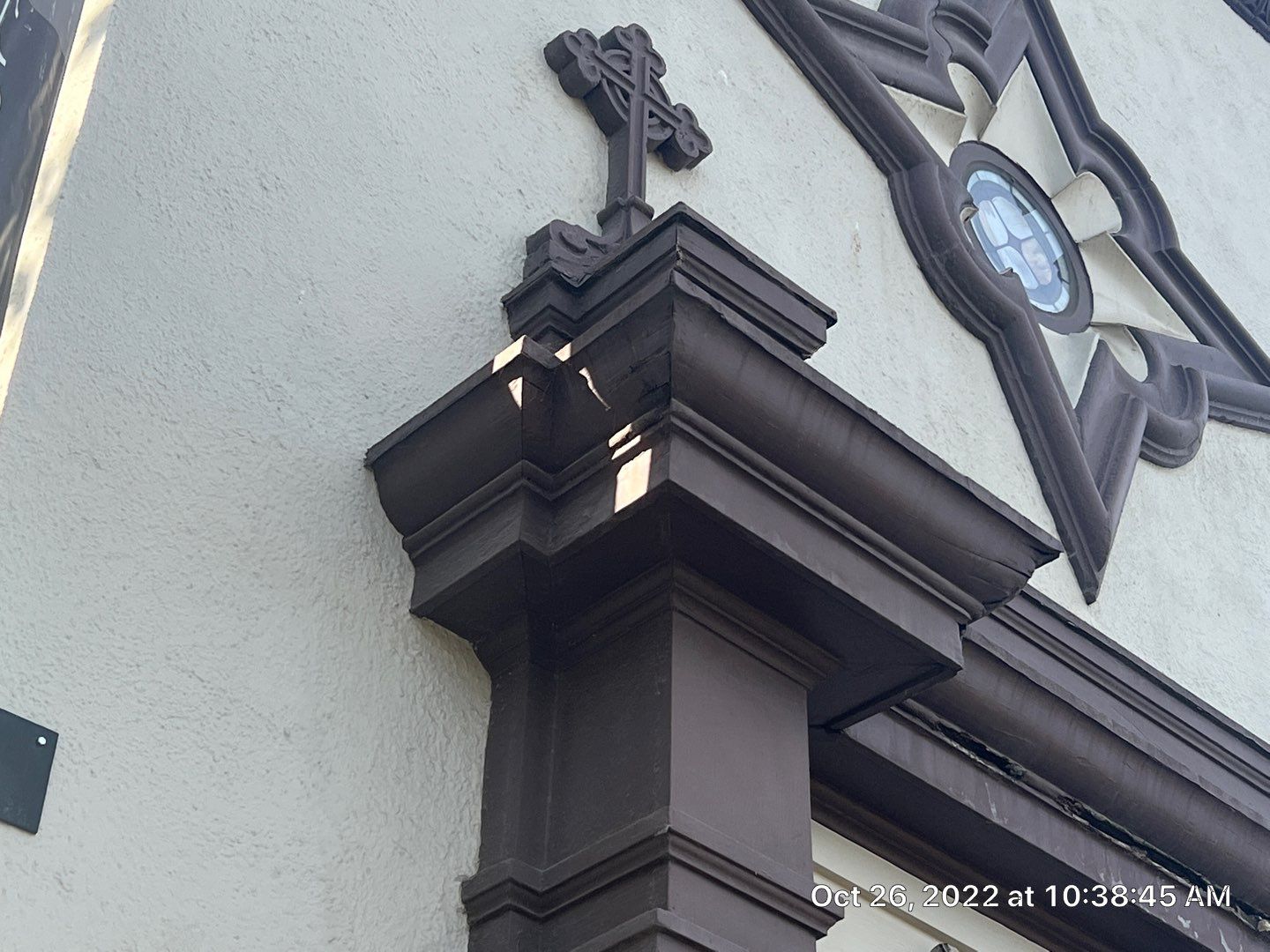  Presbyterian Church repairs to entrance architecture by Straight Edge Roofing Inc