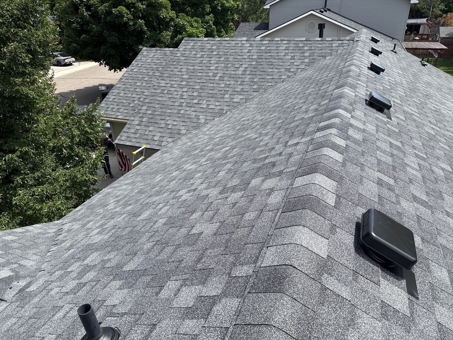 Full Residential Roof Replacement in Kuna Featuring Architectural Shingles by Olive Roofing