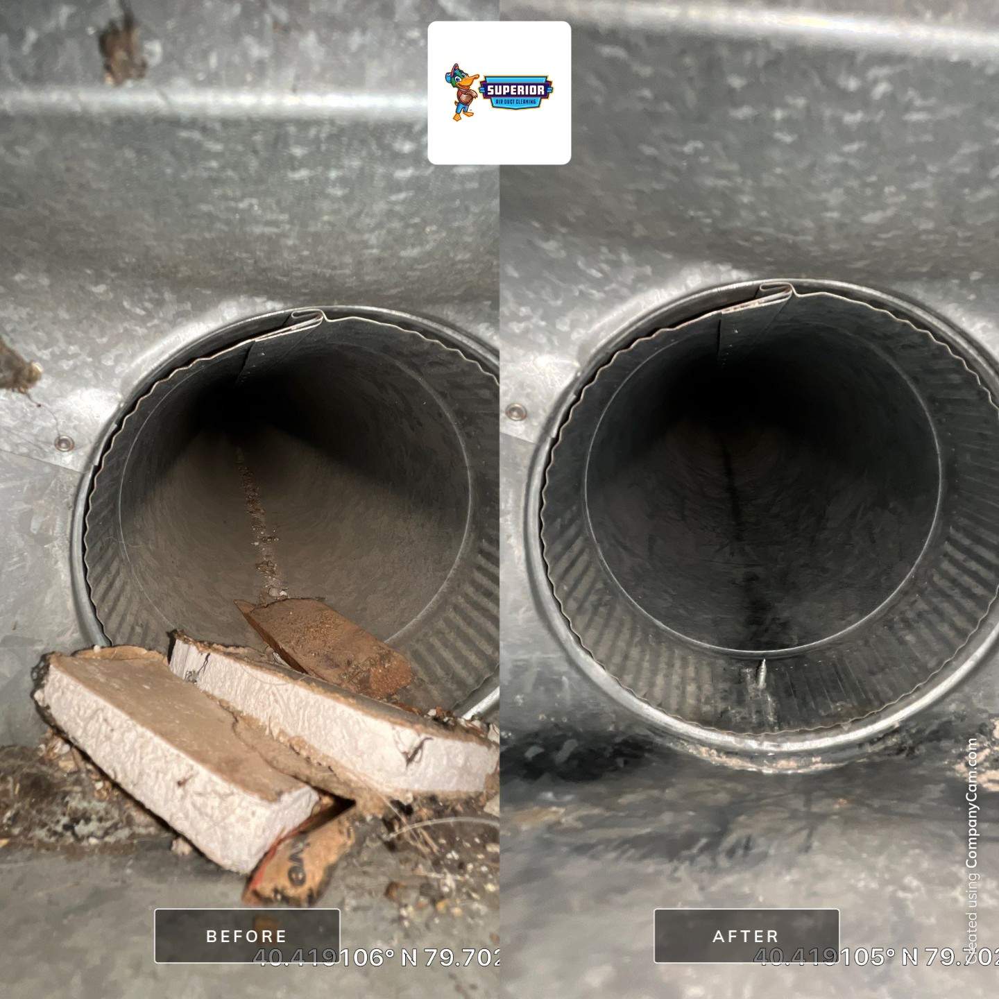 Air Duct Cleaning With a Vacuum Truck in Murrysville, PA by Superior Air Duct Cleaning