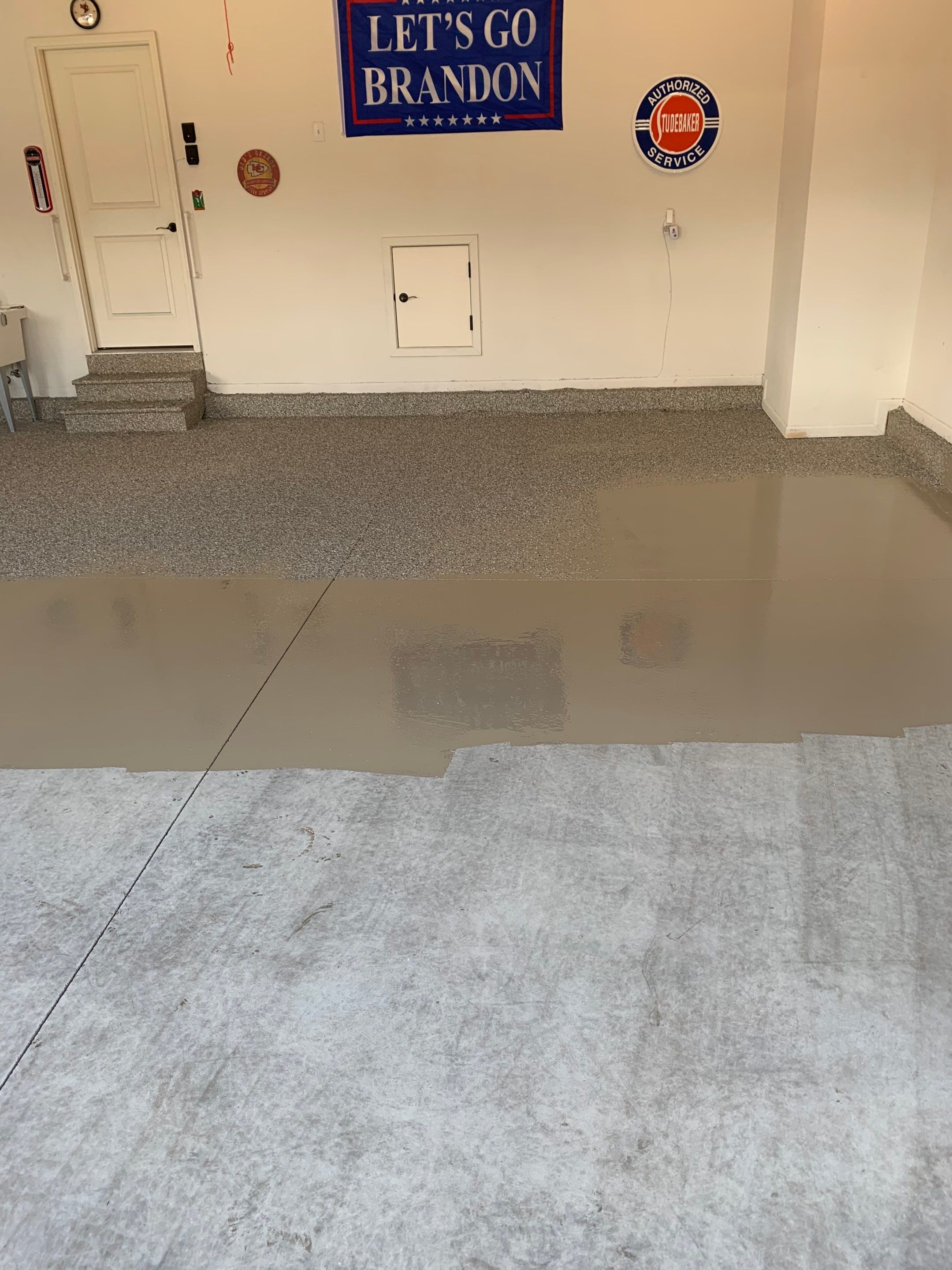 Garage using Pebble Beach by Select Painting, Coatings & Garage Cabinets