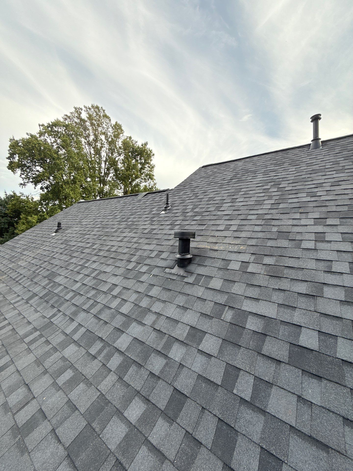 Great Falls : residential Roof with CertainTeed Landmark Pro in Max Def Moire Black  by RM Banning, Inc.