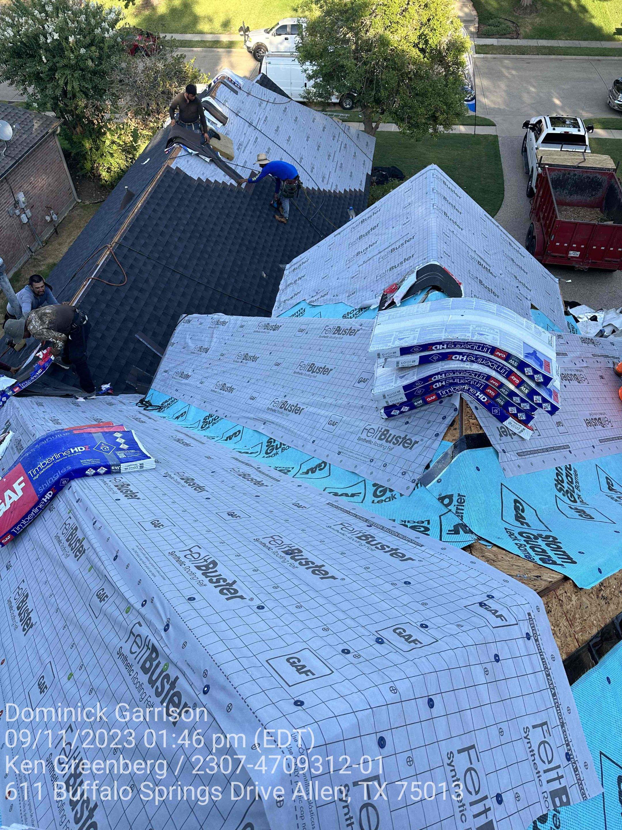 Project in Allen by Zeus Exteriors