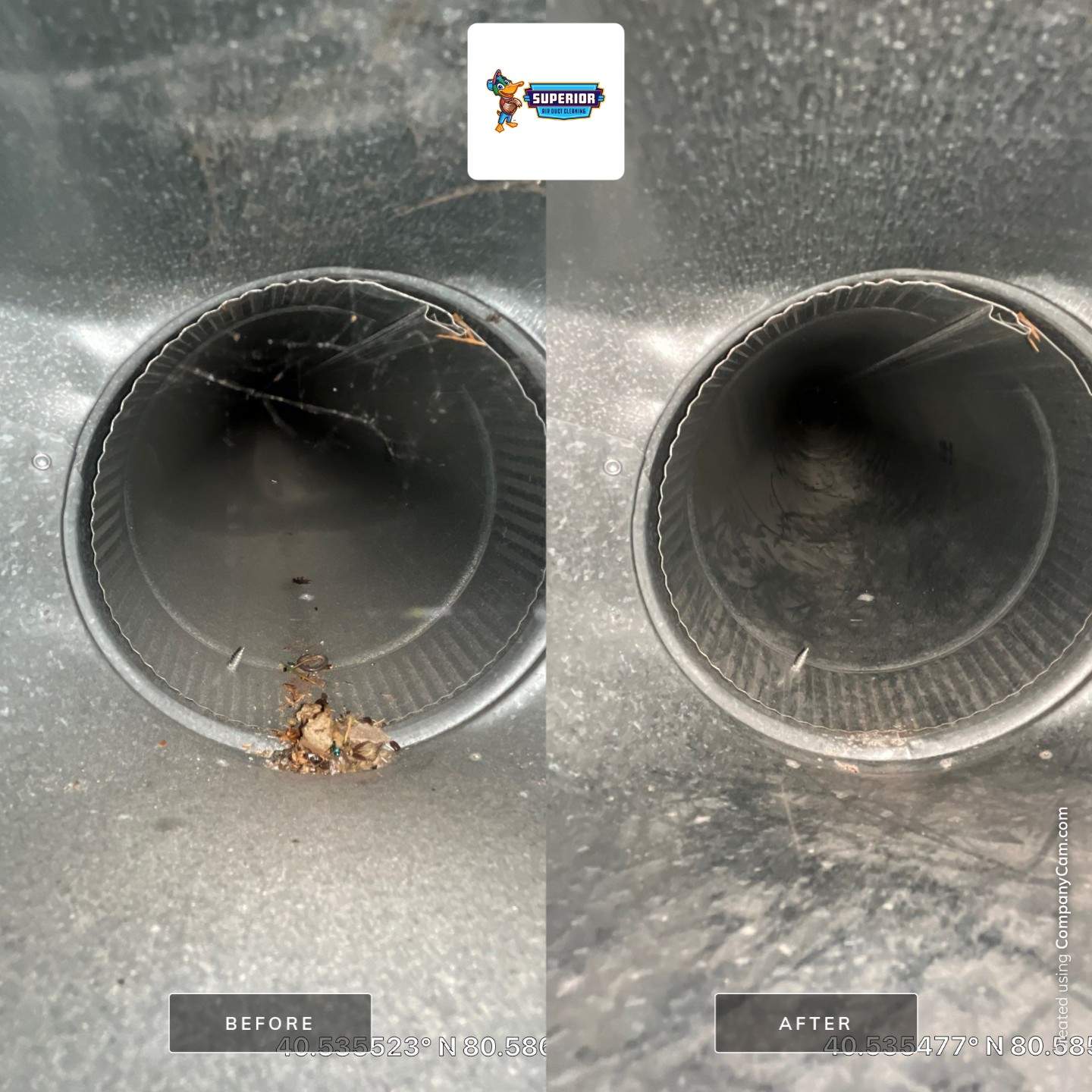 Air Duct Cleaning With a Vacuum Truck in New Cumberland, WV by Superior Air Duct Cleaning