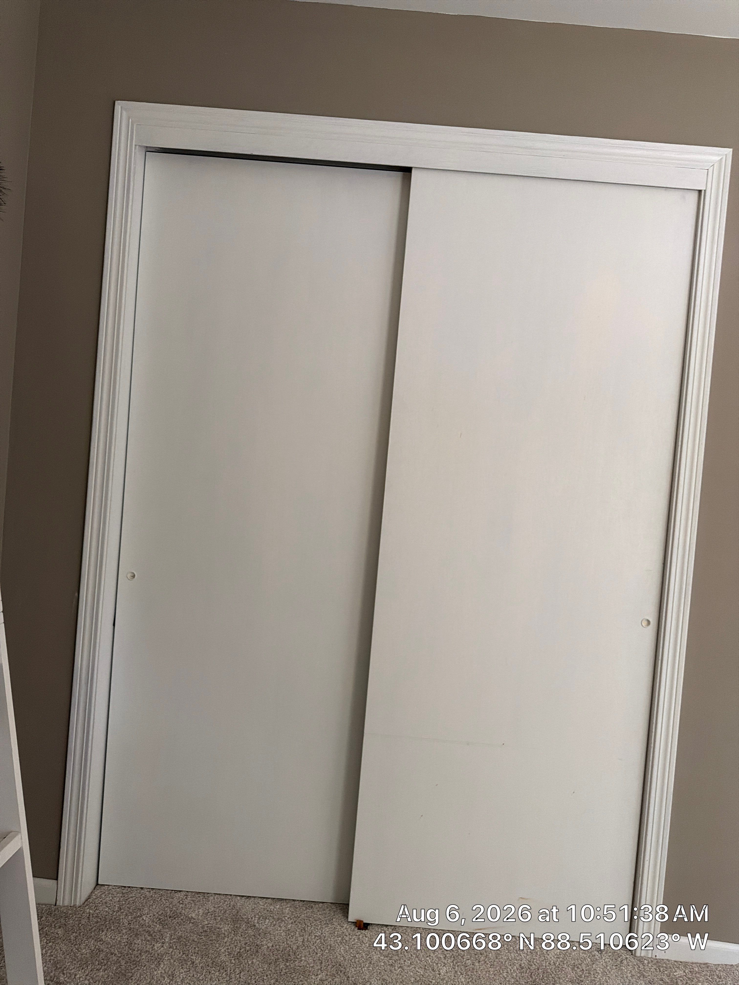 Interior Sliding Closet Door and Trim Replacement in Oconomowoc by CompanyCam Sales Demo