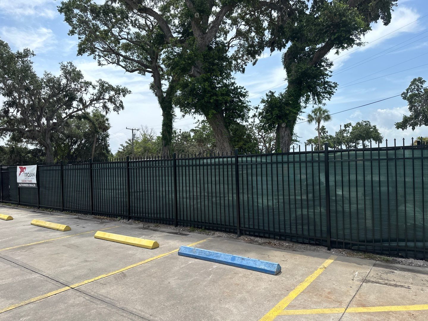 Aluminum Fence Installation using Black 3 Rail Aluminum Fence by Asap fence and gates, LLC