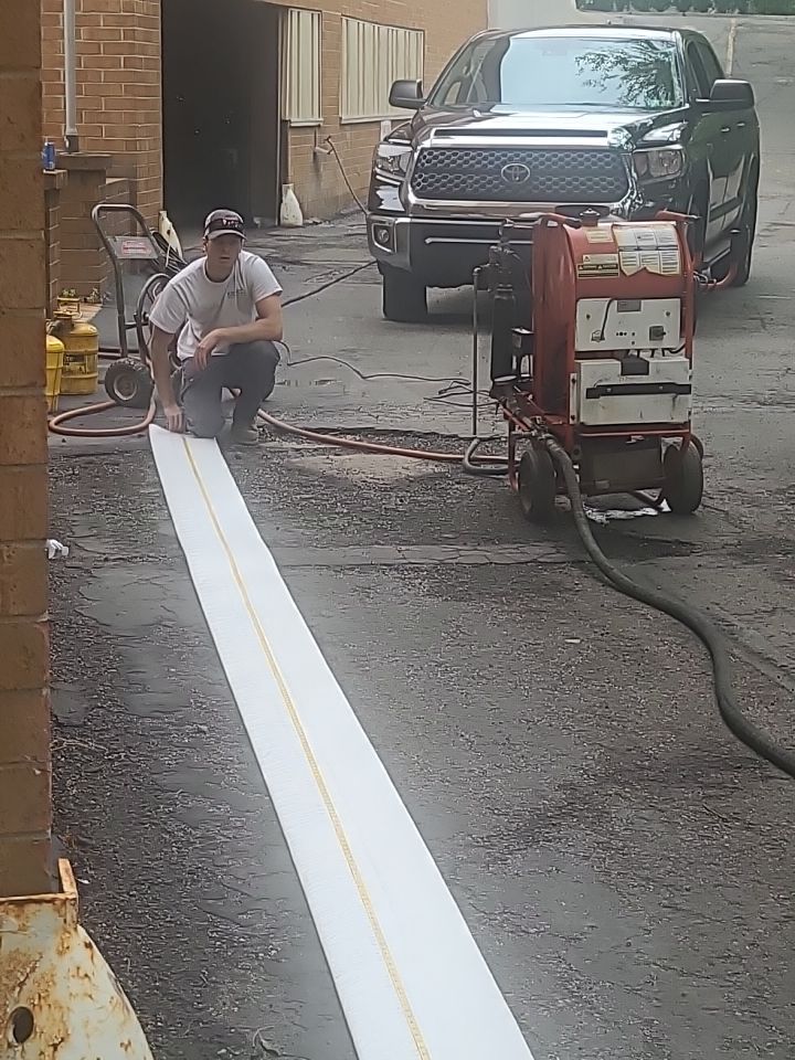 Sewer Repair using Perma-Liner through two manholes by Sureway Comfort John Wilcox Plumbing Heating Cooling