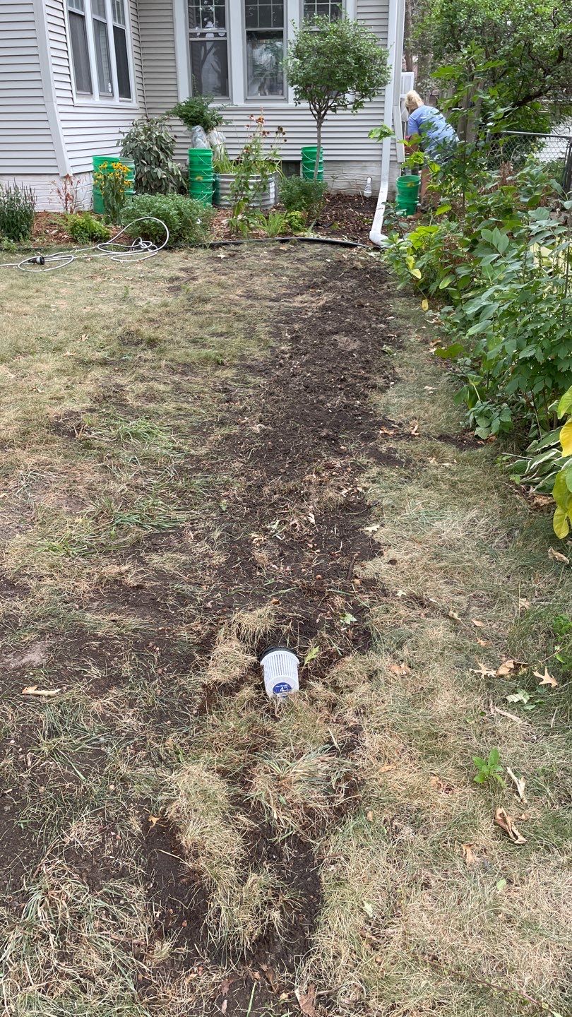 Drain Tile, Window Wells & Buried Discharge in Minneapolis by Waterproofing Northeast