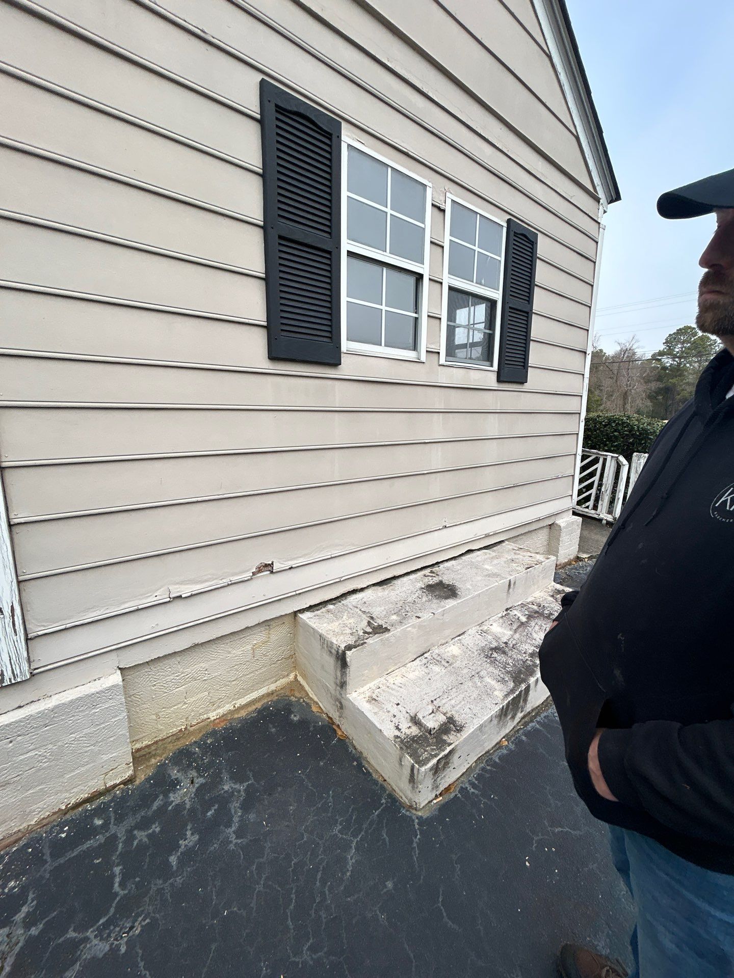 Exterior Damage using Inspection by Karcher Roofing & Construction