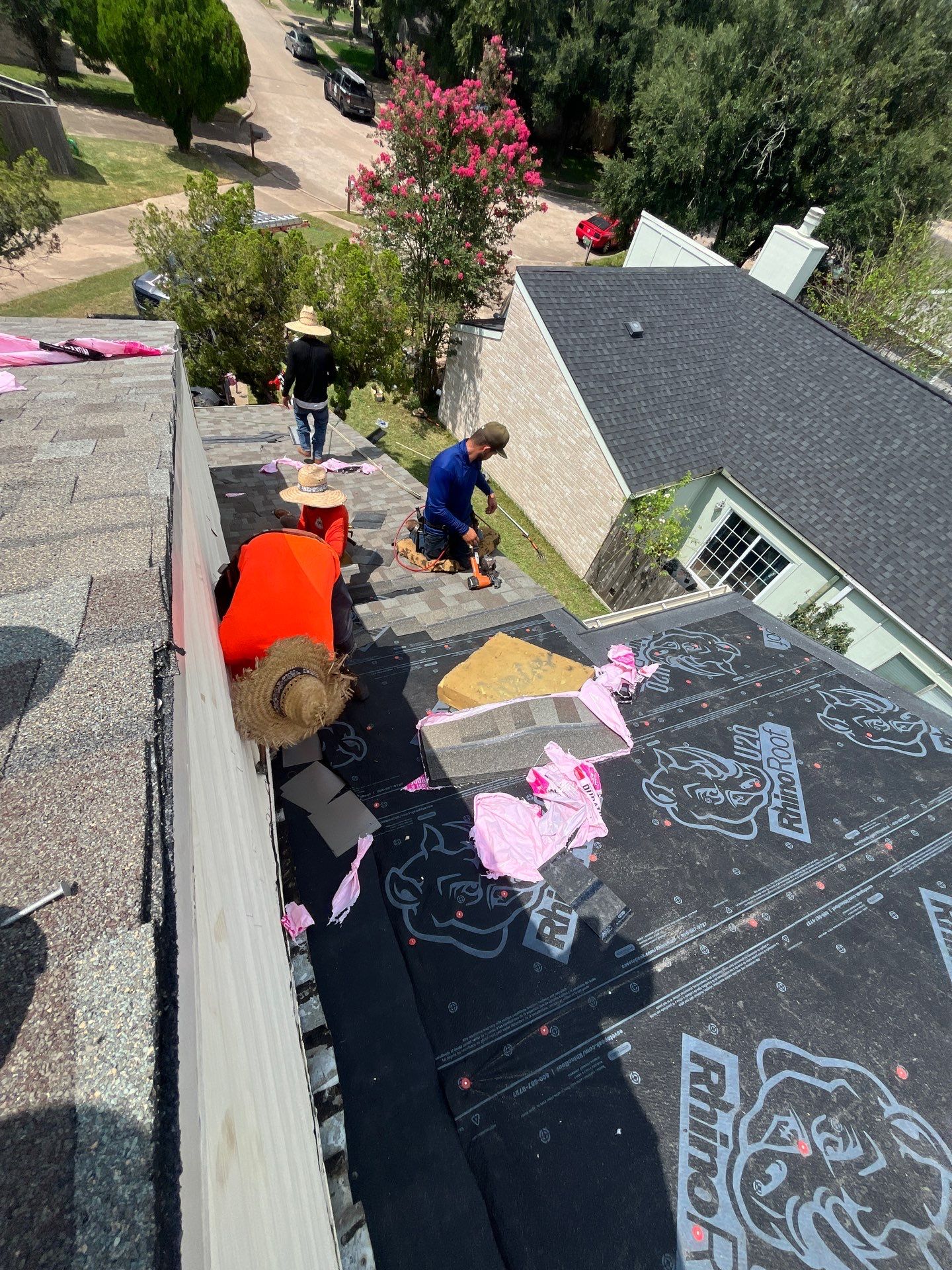 Residential Roofing Installation using Owen's Corning Duration (Lifetime) Shingles by Roof Repair Company