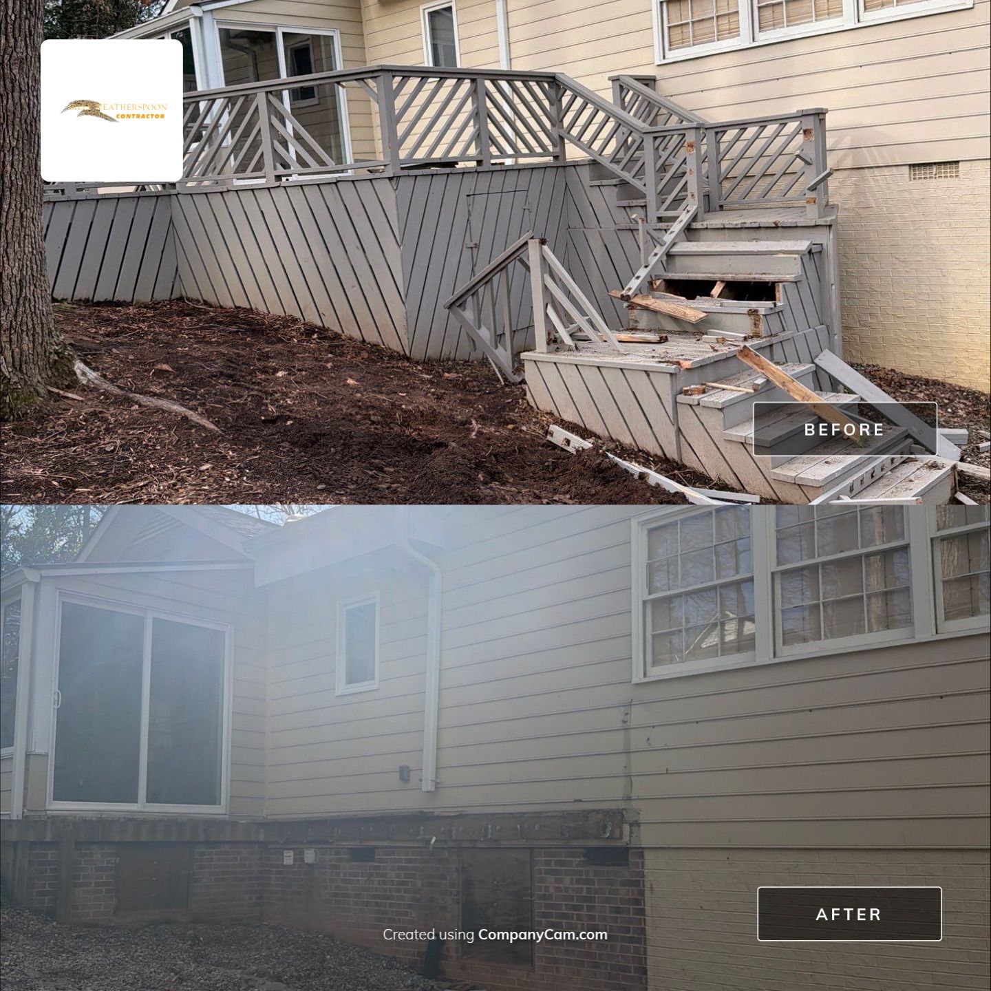 New Deck Construction & Site Improvements by Billy Weatherspoon Contractor