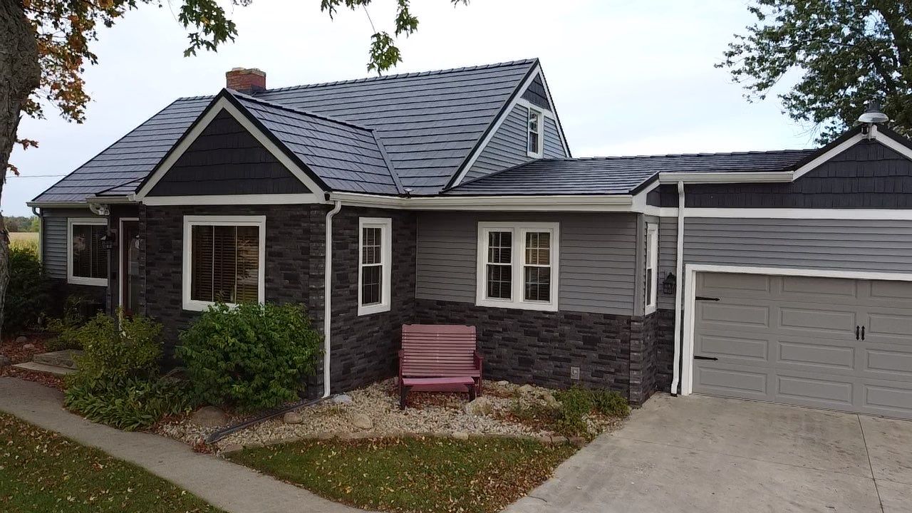 Wind-Resistant Metal Slate Roof Installation in Ossian, Indiana by 4Ever Metal Roofing