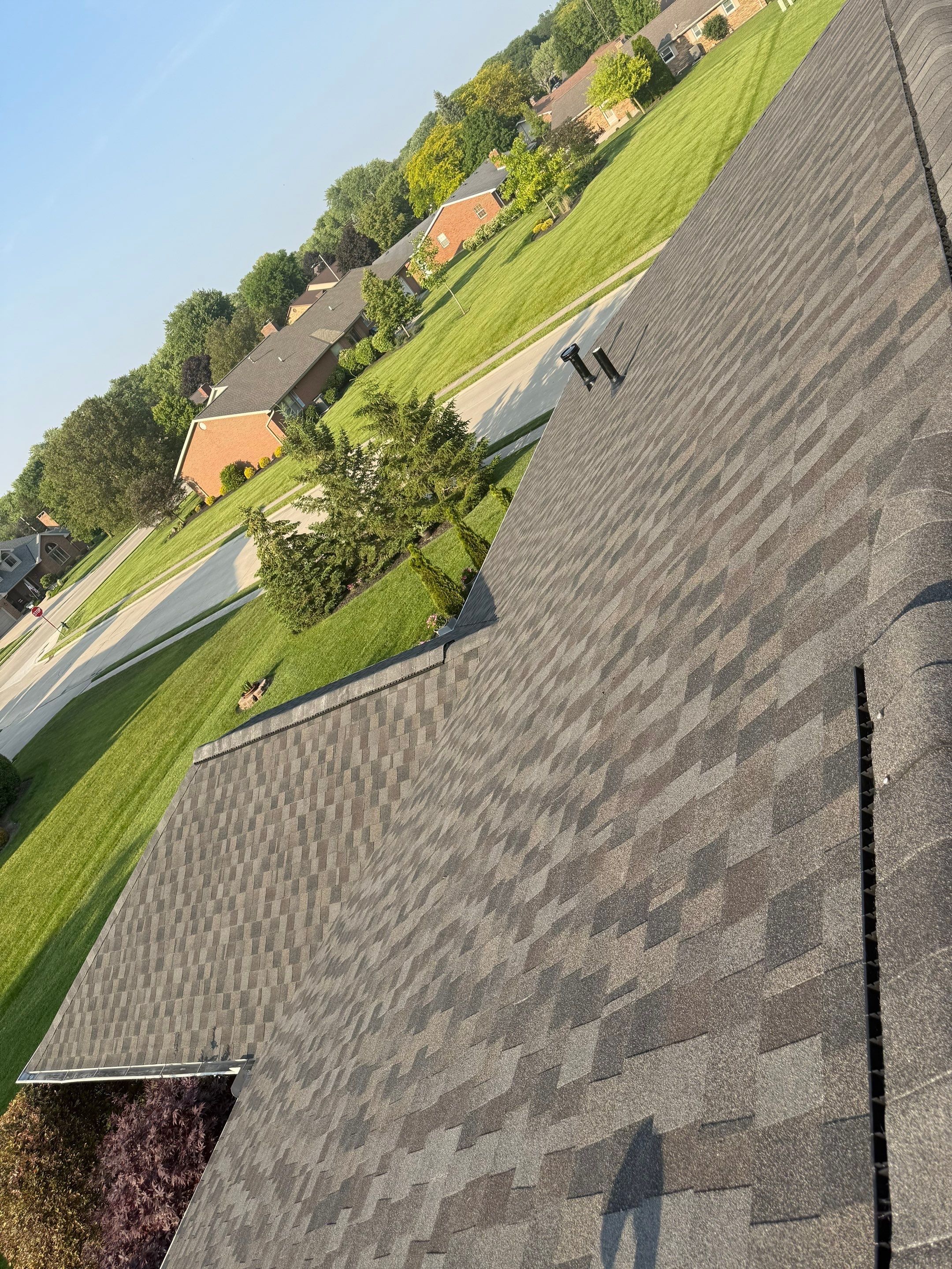 Residential Roofing Installation using GAF Timberline HDZ Appalachian Sky by Nitro Roofing and Construction