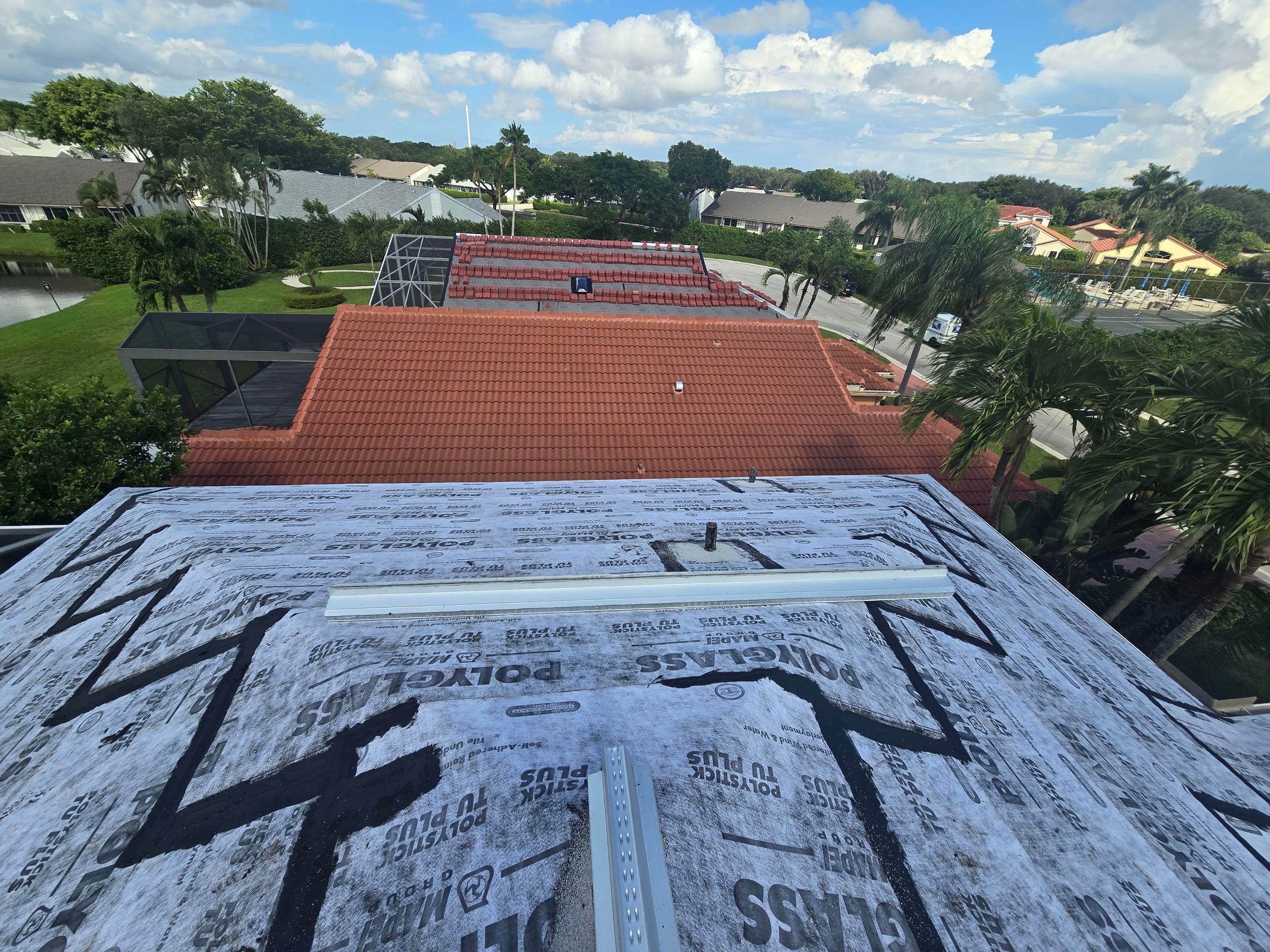 Tile Reroof in Boca Raton by Roofing Recovery
