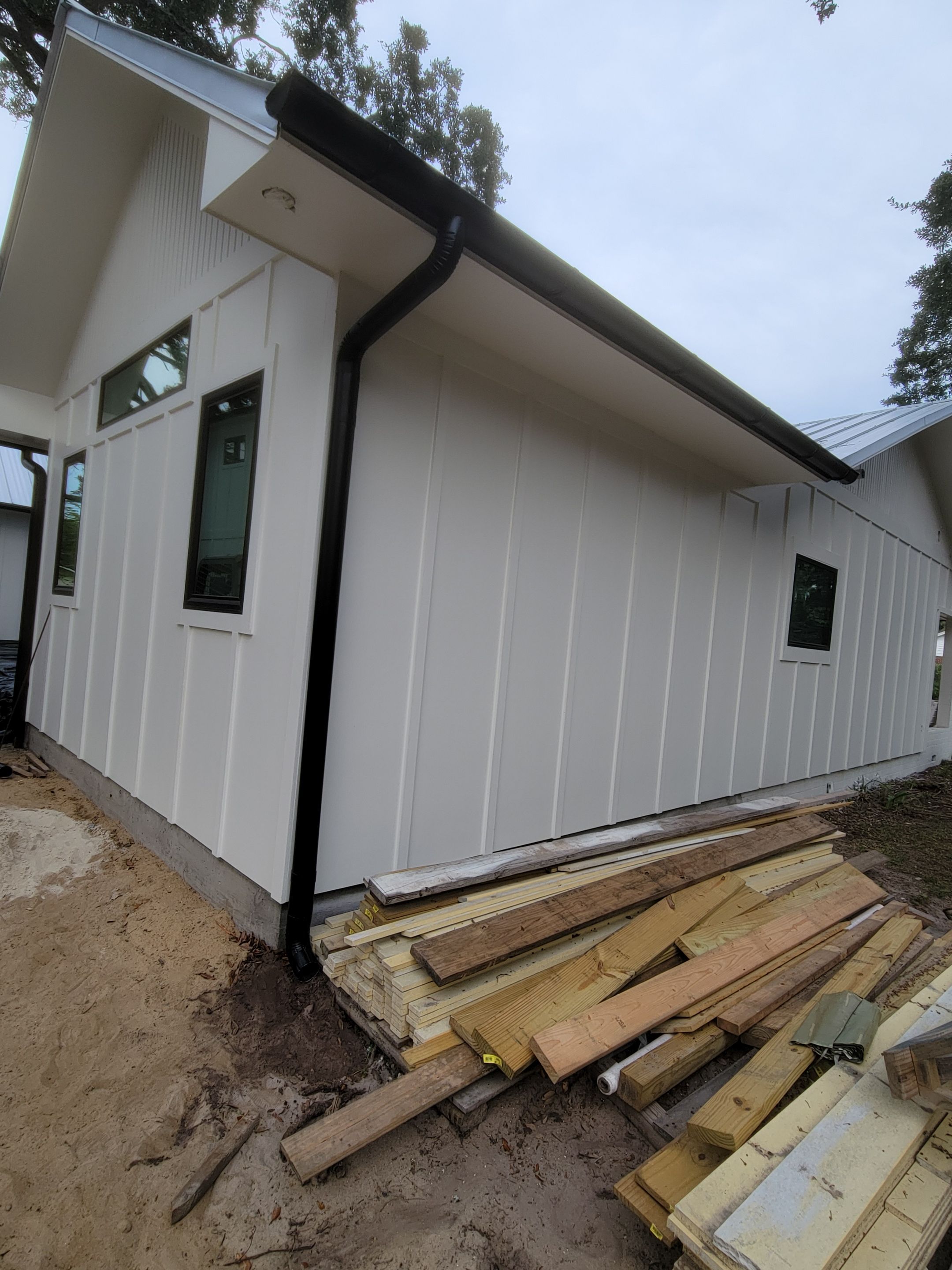Durable 6-Inch Half-Round Gutters Installed by Gutter Professor by Gutter Professors