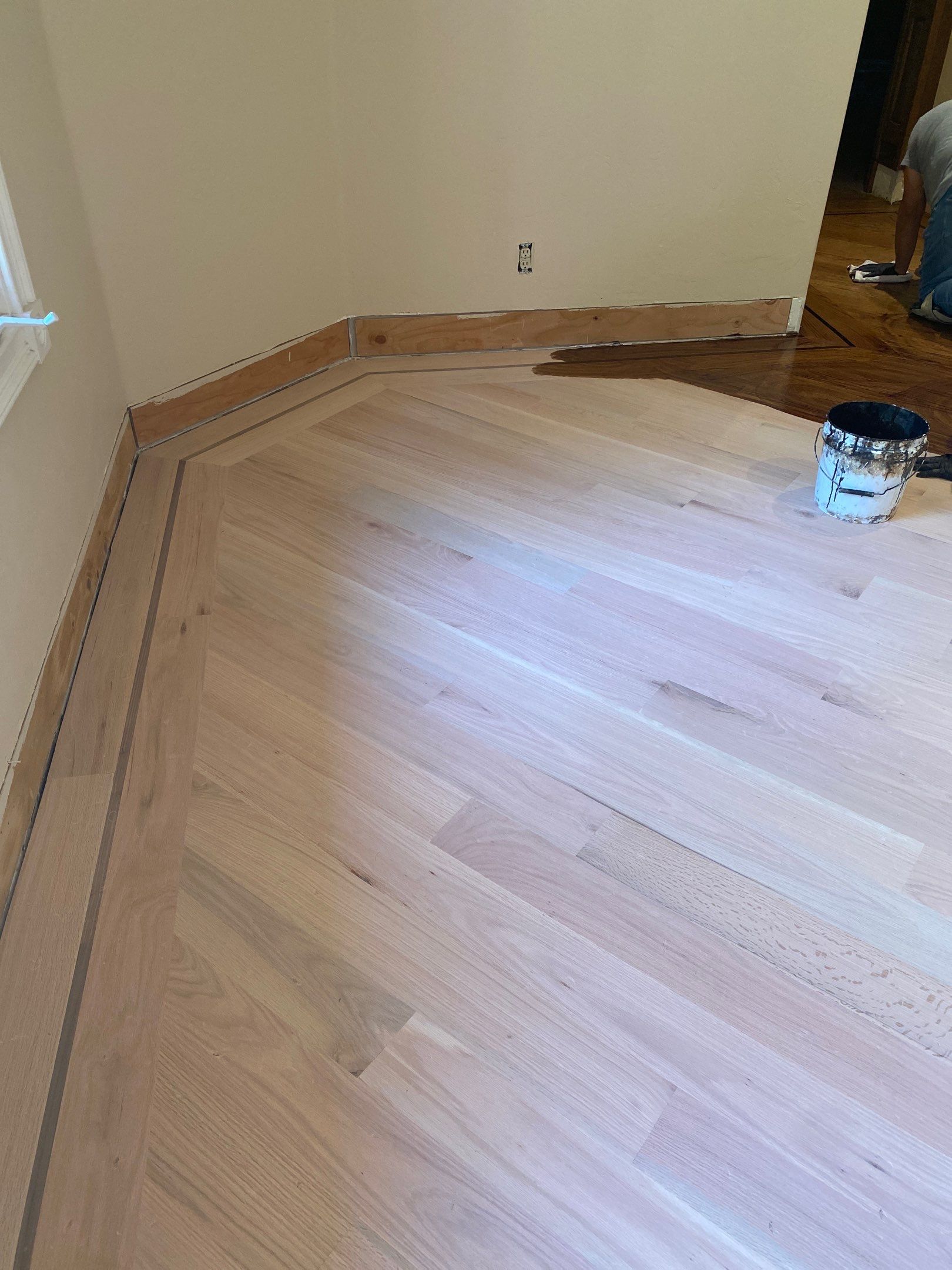 Flood damaged floor repair by Footprints Floors South Sacramento
