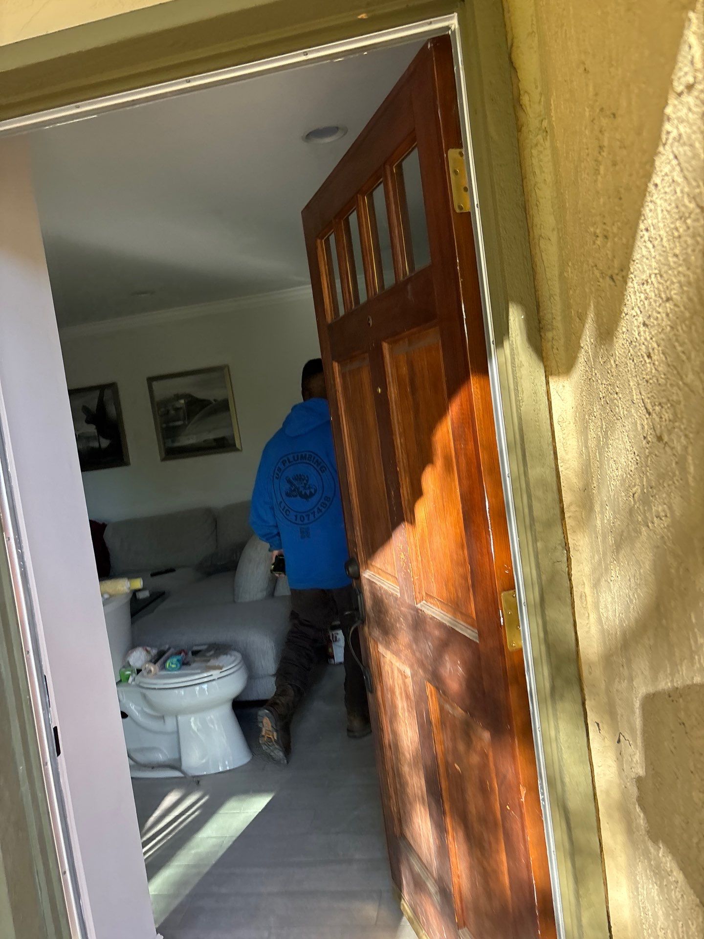 Installing Shower Fixtures  by Us Plumbing 
