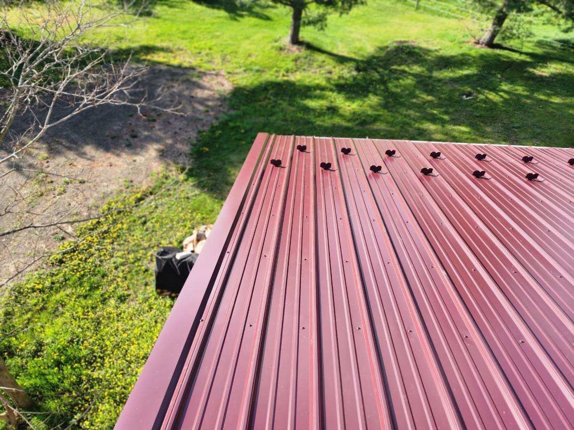 Metal Roof Installation using Everlast Azm panel w/ colourbond process by Teflon Roofing