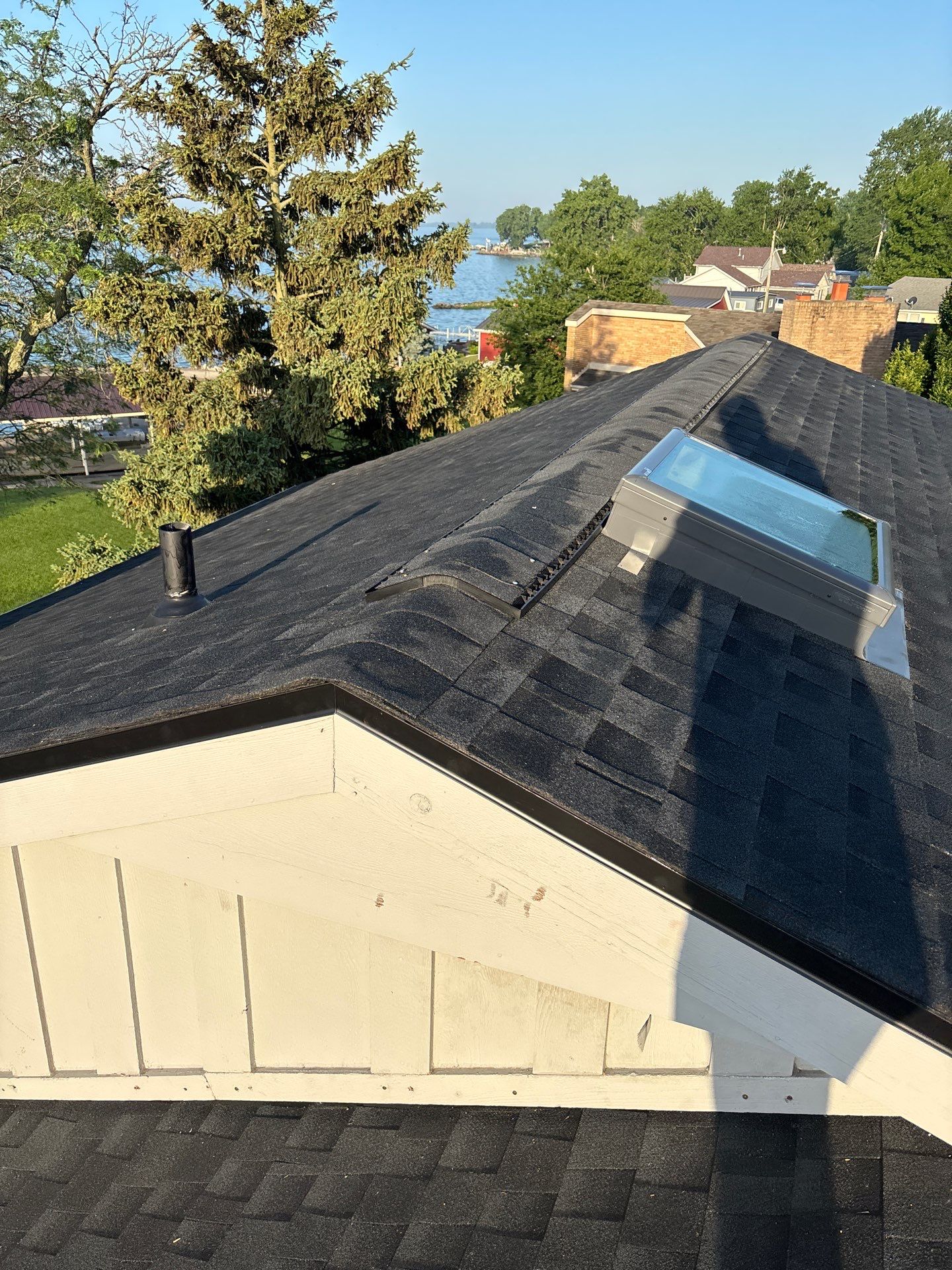 Residential Roofing Installation using GAF Timberline HDZ Charcoal by Nitro Roofing and Construction