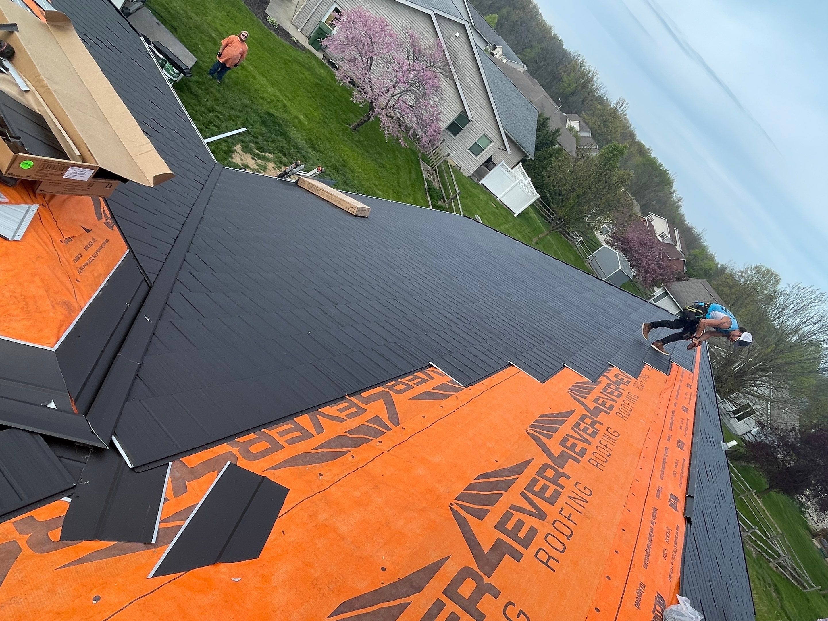 Metal Shingle Shake Roof Installation – Sidney, Ohio by 4Ever Metal Roofing