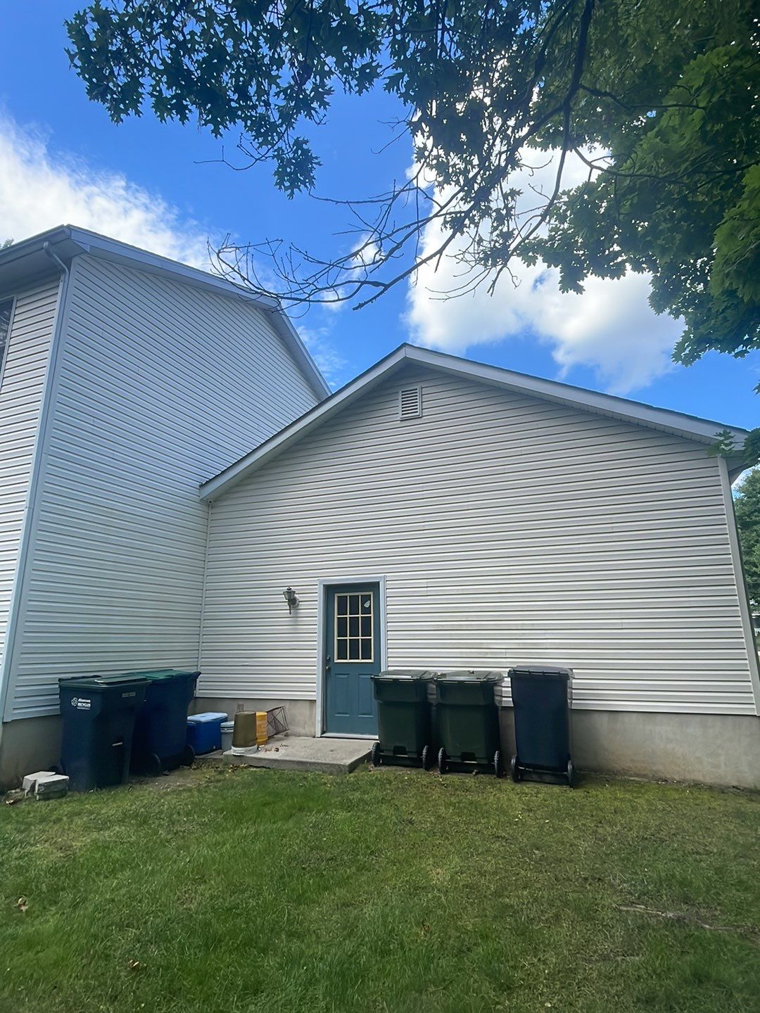 House Wash, Roof Refresh sections & Concrete Cleaning by SJ Exterior