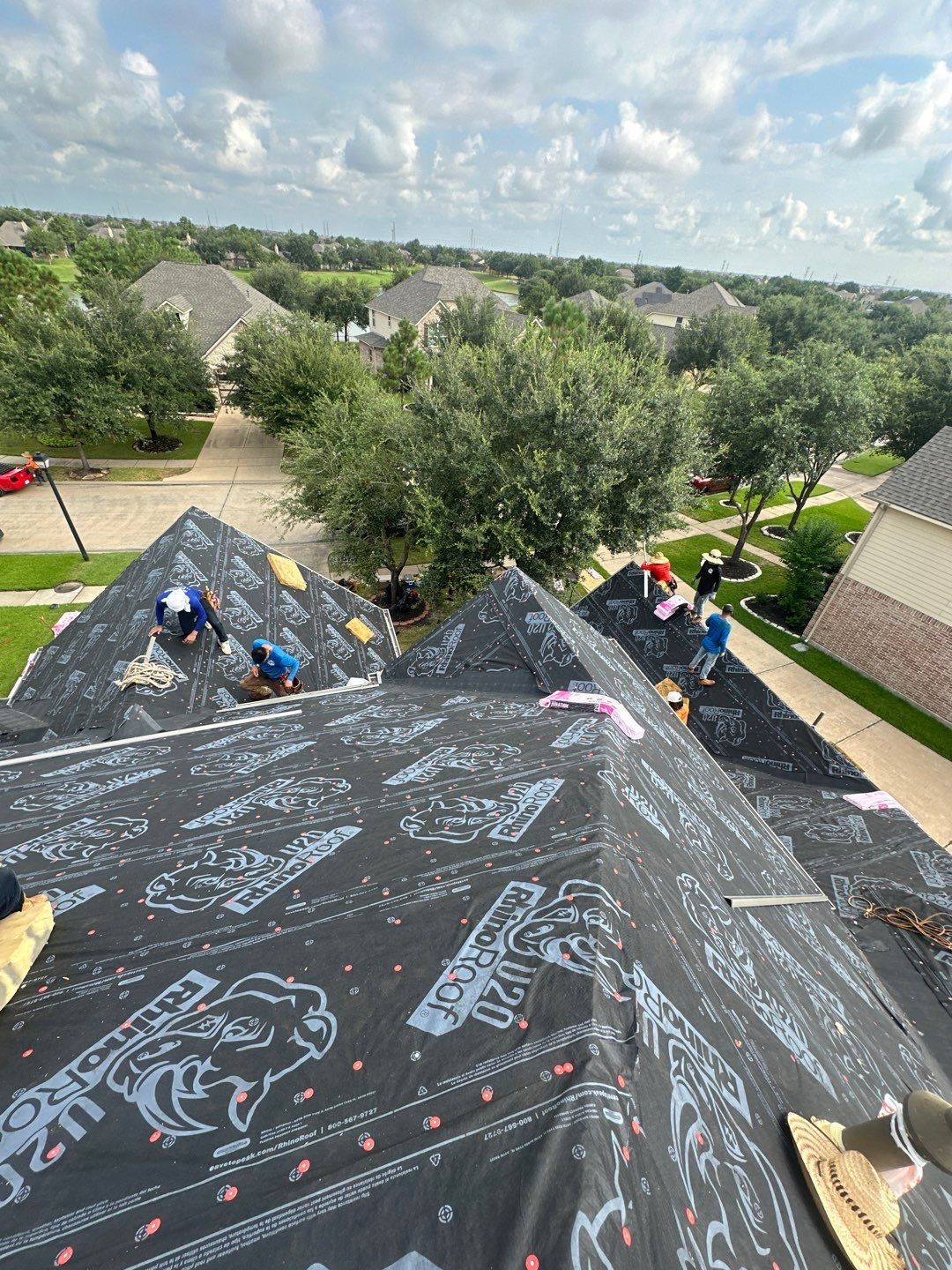 Residential Roofing Installation using Owen's Corning Duration (Lifetime) Shingles by Roof Repair Company
