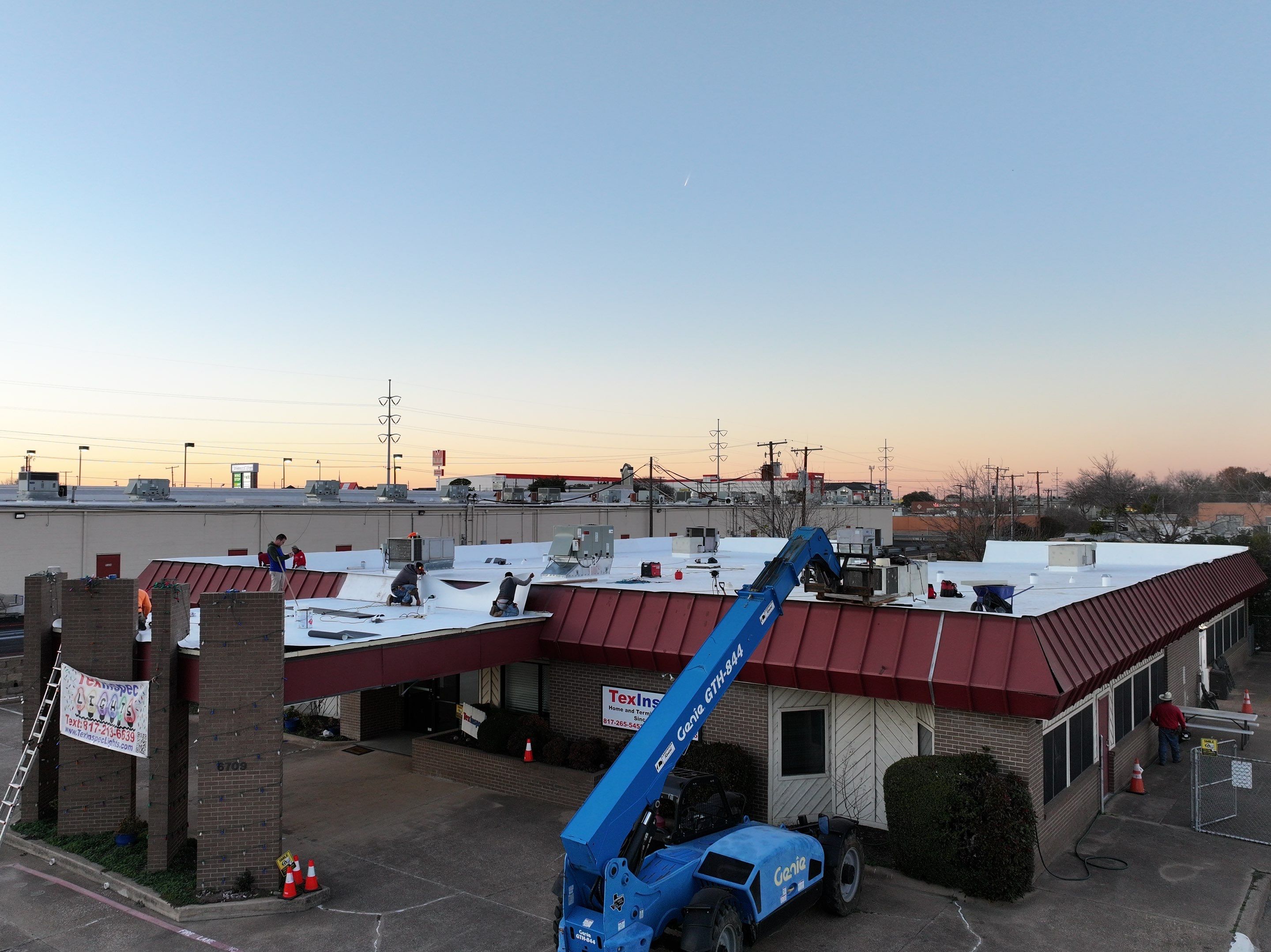 Commercial Roofing Installation using GAF Evergaurd TPO 60 Mil by Becker Roofing and Exteriors