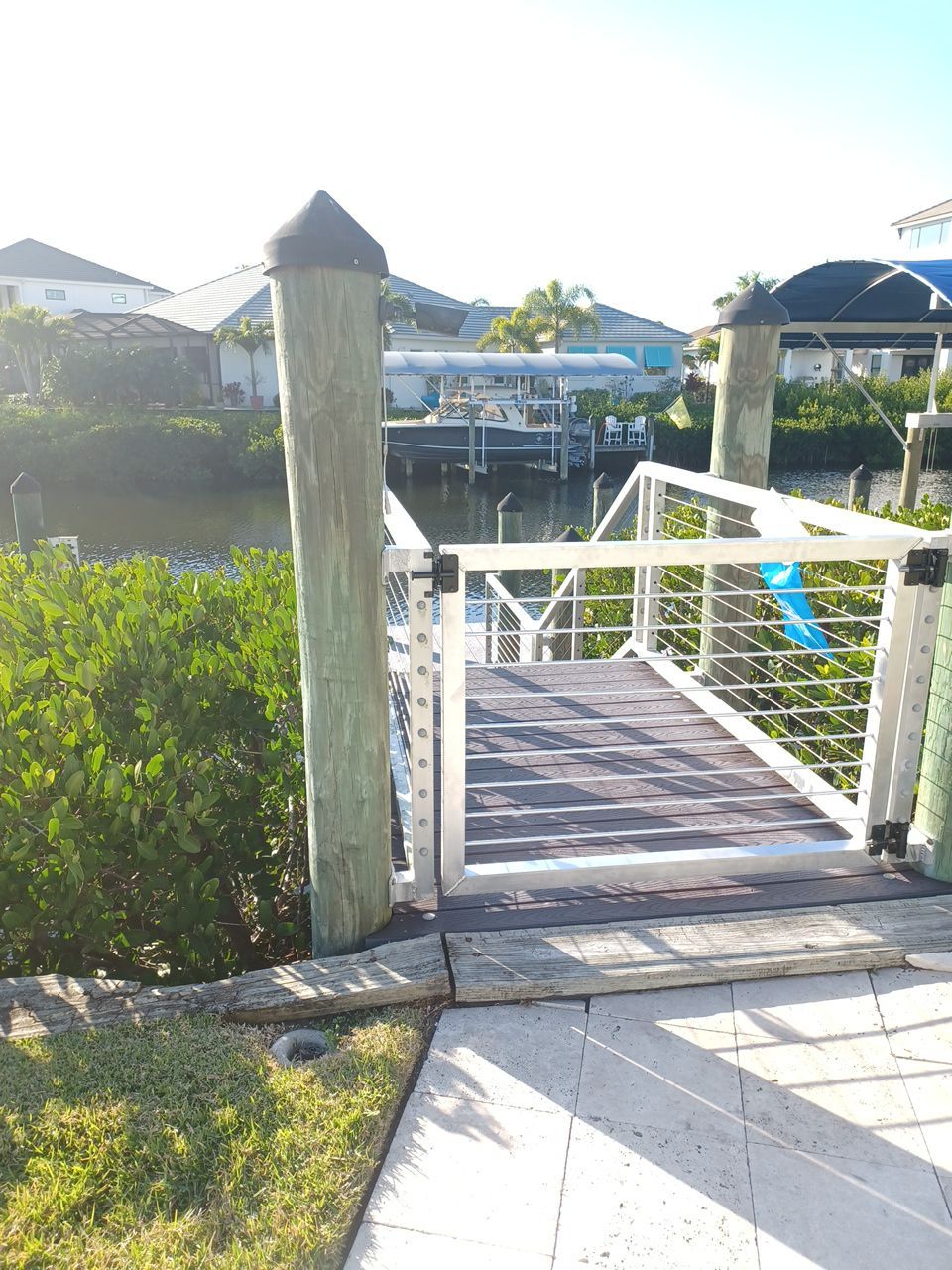 Bradenton, FL  Custom Boat Dock Gate by Asap fence and gates, LLC
