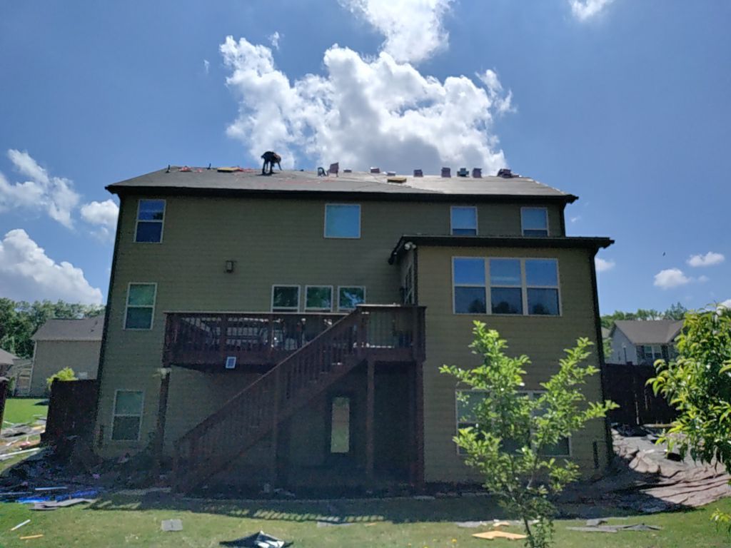 Residential Roofing Installation using Owens Corning TruDef Peppermill Gray by Inspector Roofing and Restoration