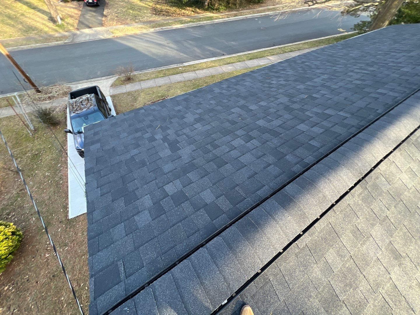 Fairfax: CertainTeed Landmark Pro Designer Shingles in Max Def Charcoal Black by RM Banning, Inc.