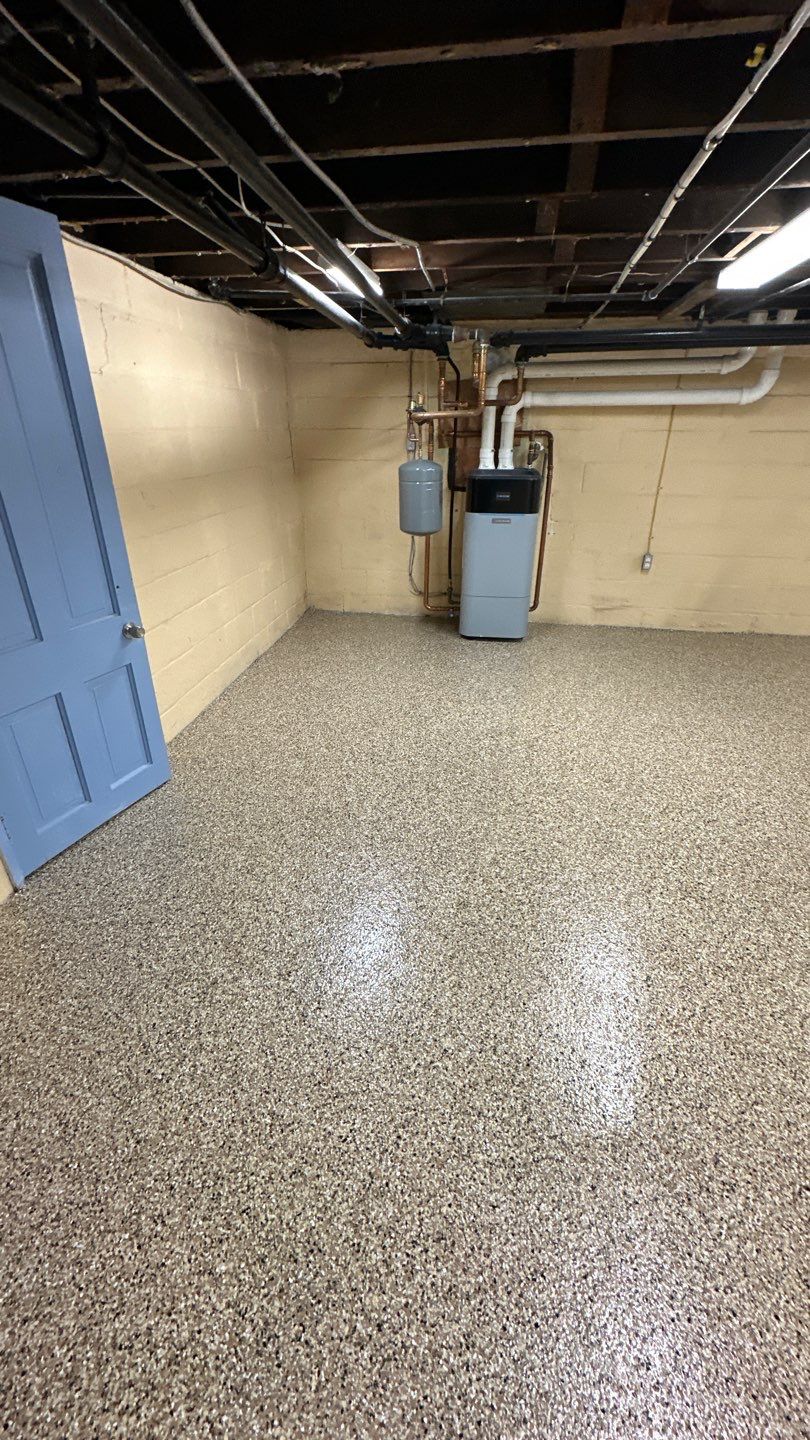 Shoreline Basement Project in Pittsburgh by Floors in a Day, Inc