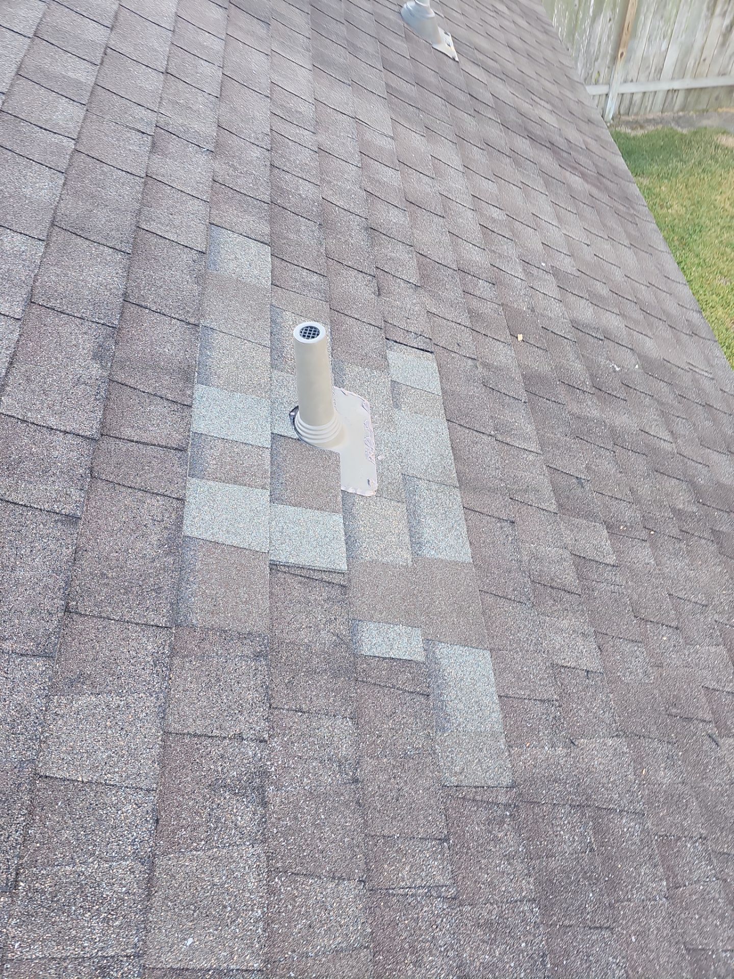 Hail Damage using Owen's Corning Duration (Lifetime) Shingles by Roof Repair Company