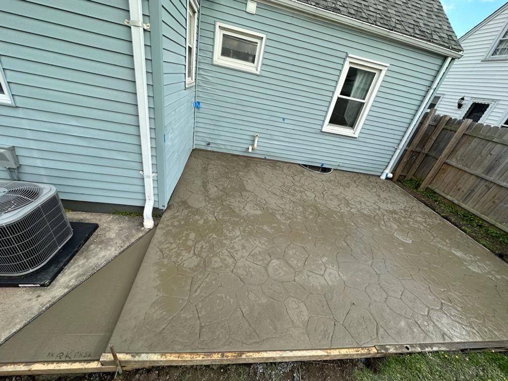 Stamped Concrete by Ivy Lea Construction