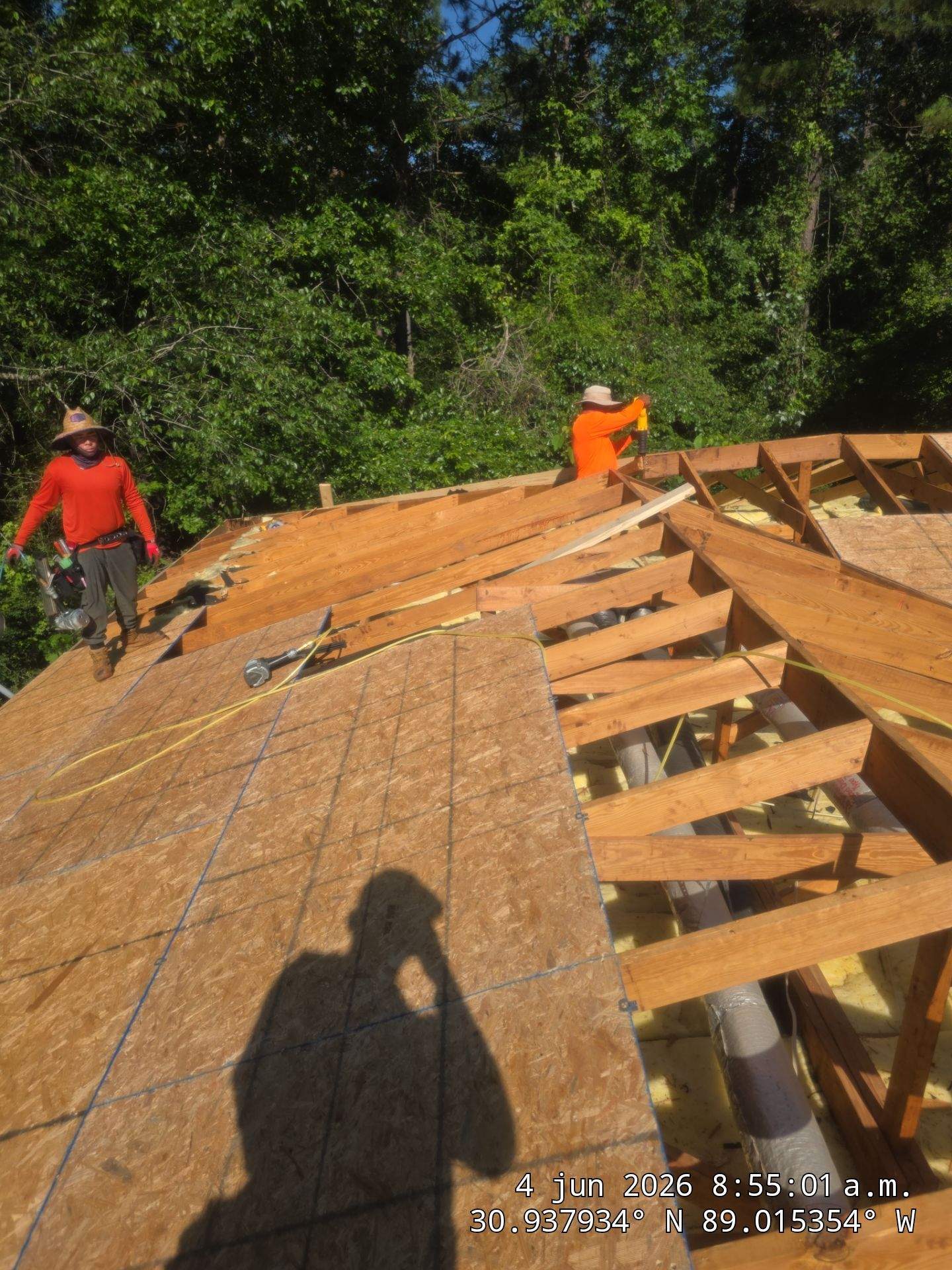 Full Architectural Shingle Roof Replacement Following Storm Damage in Wiggins by Frontline Roofing