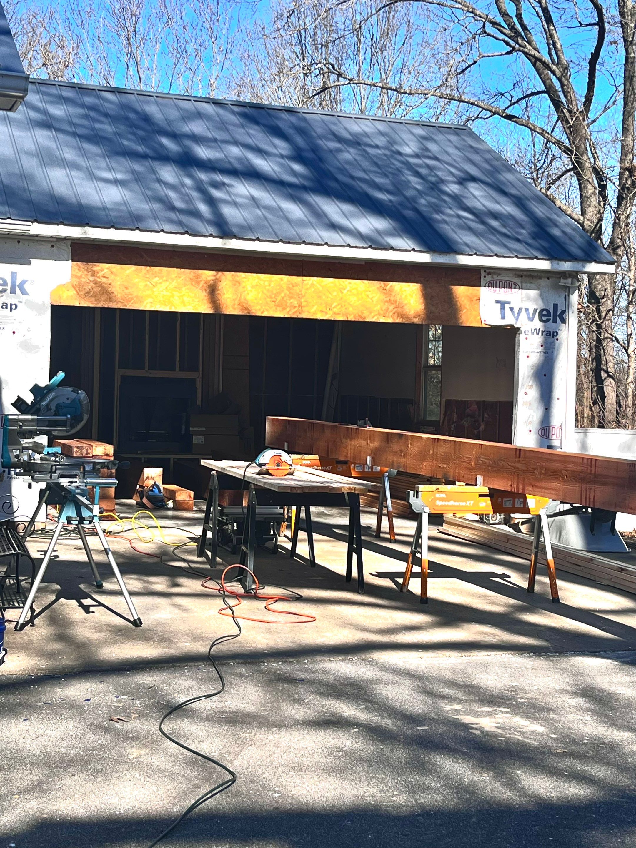 Garage Remodel And added Porch by Skilled Construction LLC