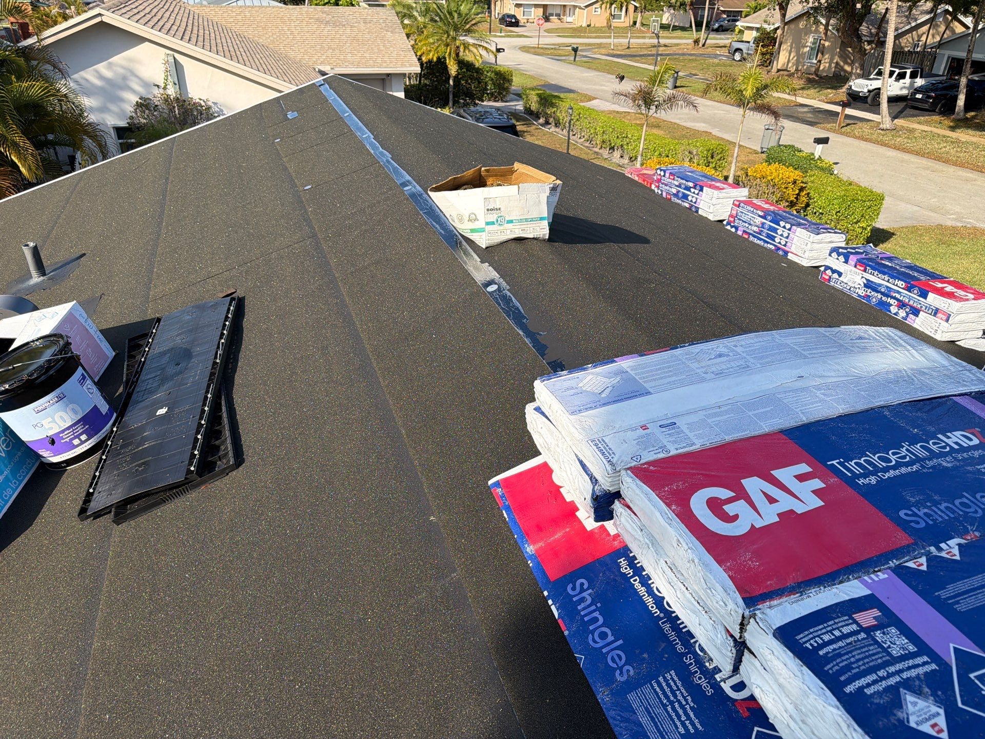 Residential Roofing Installation using GAF by BLUES BROTHERS ROOFING