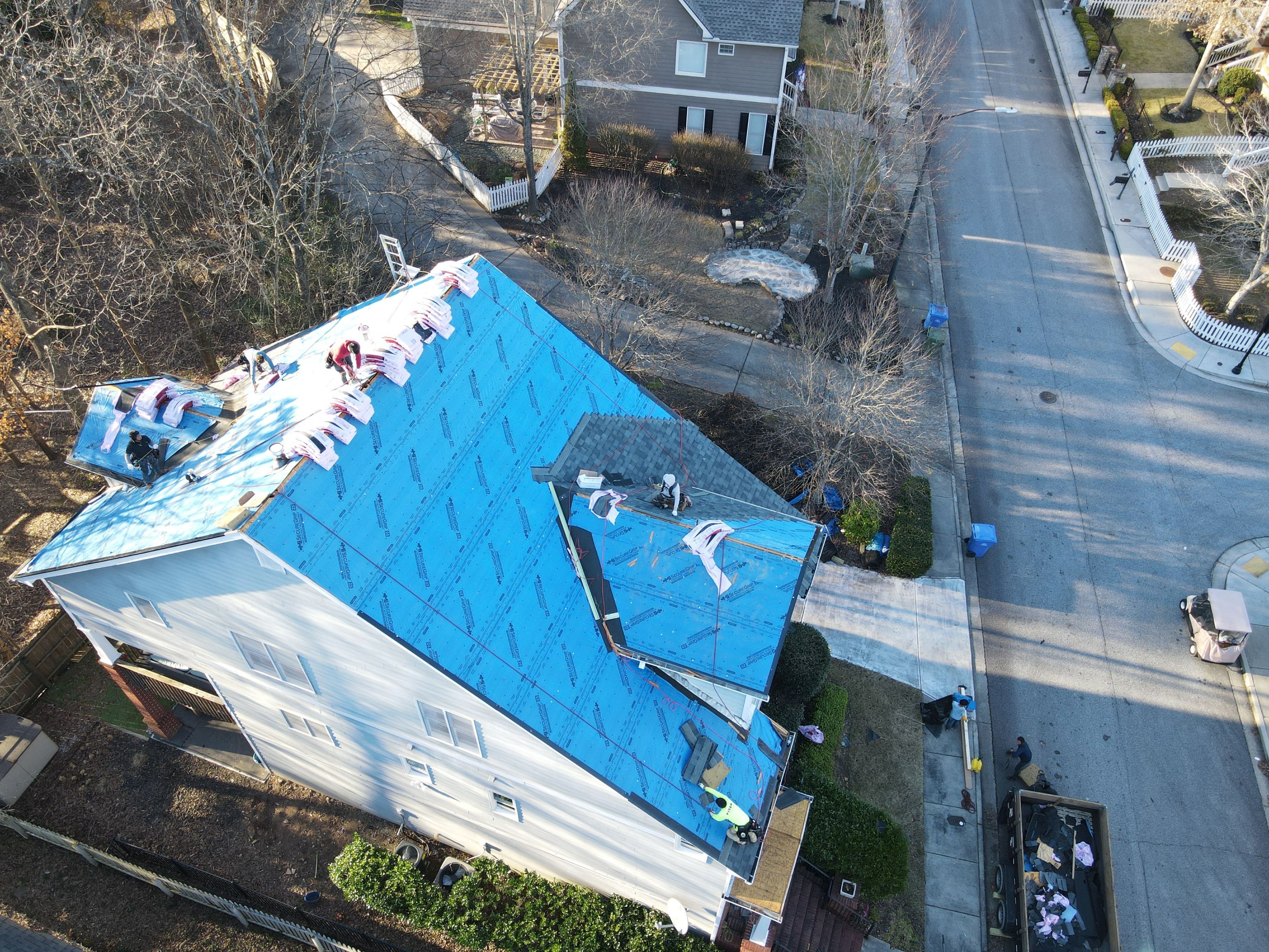 Residential Roofing Installation using Owens Corning by Inspector Roofing and Restoration