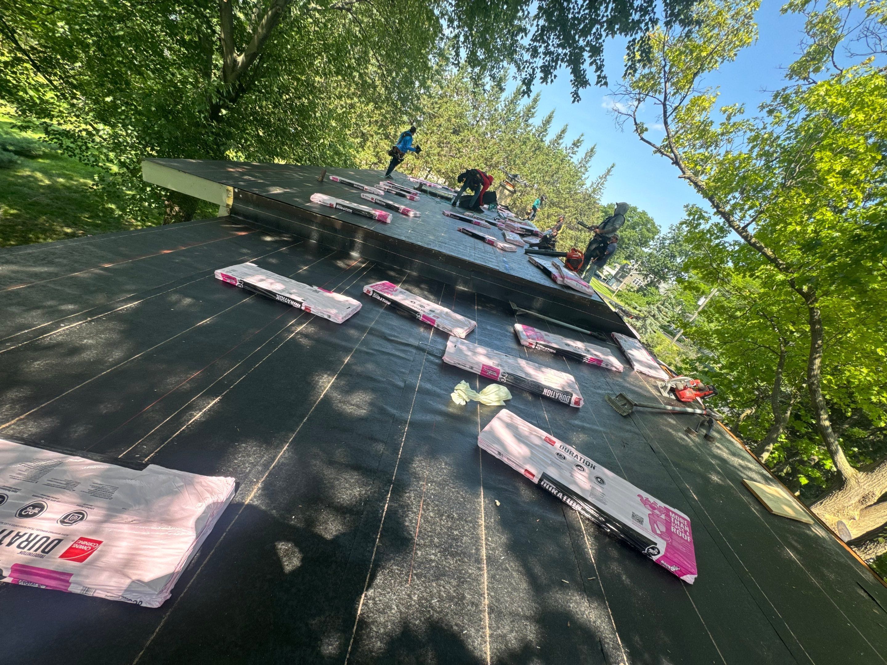 Roof Replacement using Owens Corning Driftwood by 180 Contractors