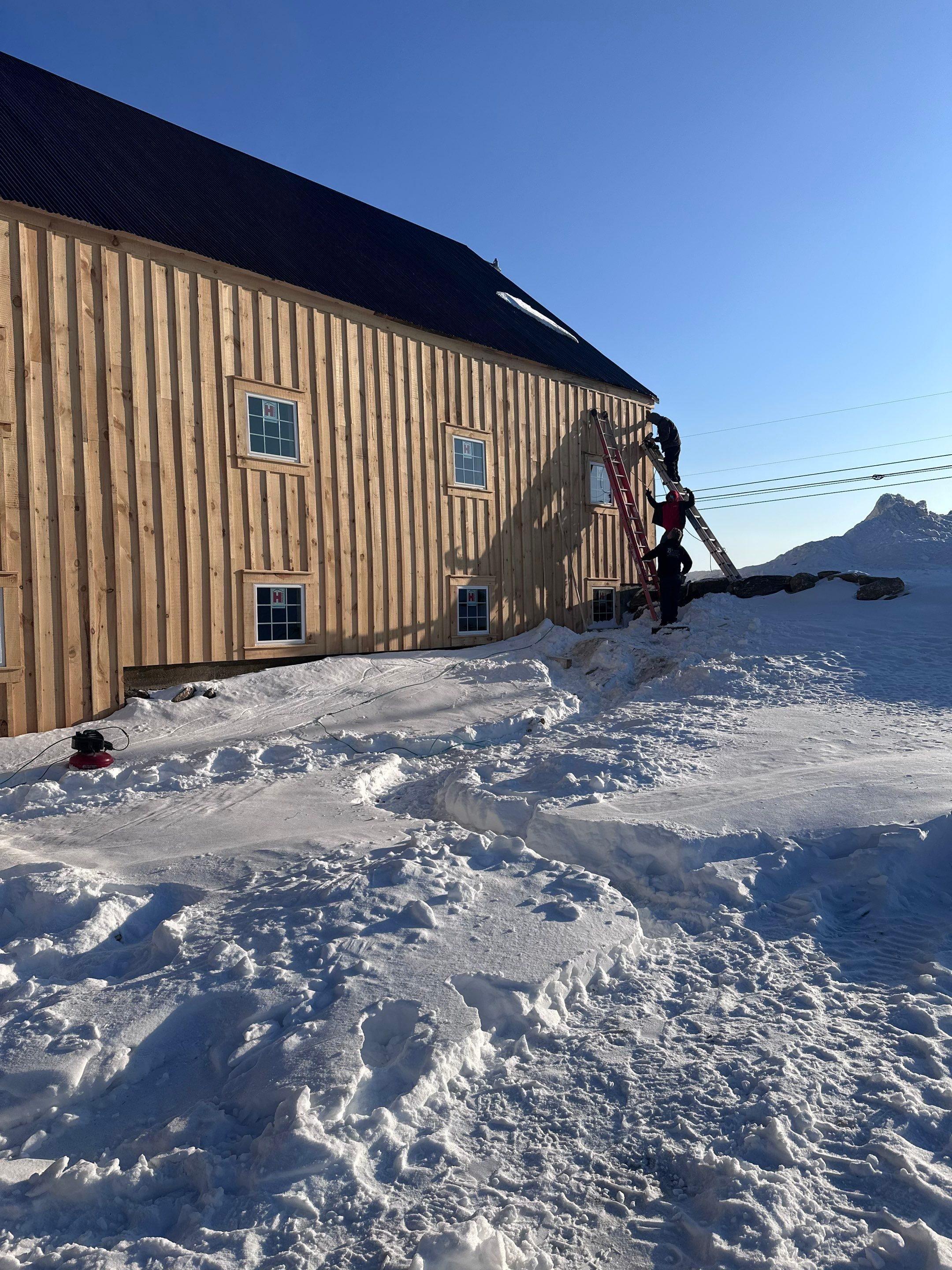 Barn Restoration and Board-and-Batten Siding Installation in Hansons Ridge by B's Roofing & Construction LLC