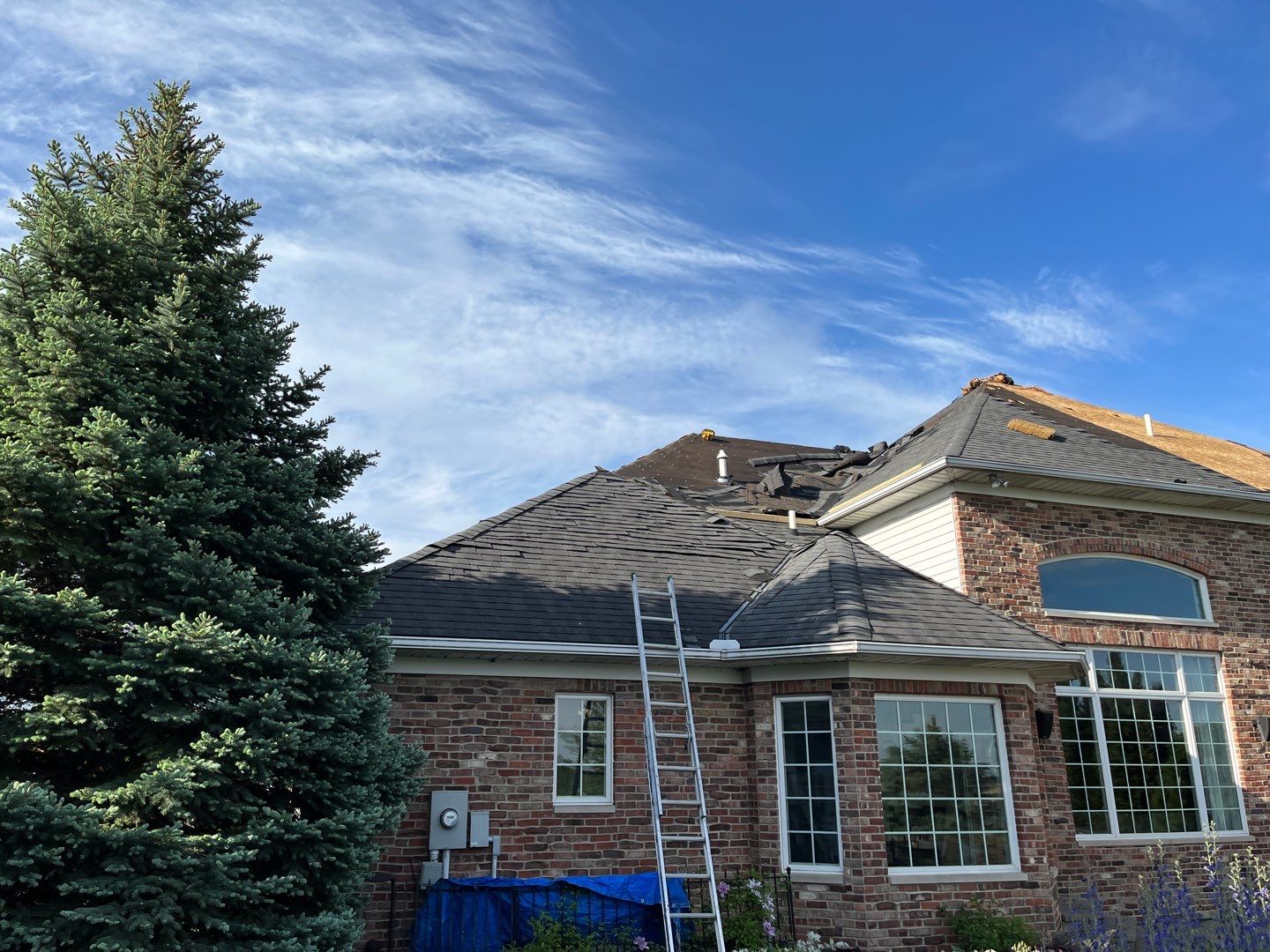 Residential Roofing Installation using GAF Timberline HDZ Charcoal by Nitro Roofing and Construction
